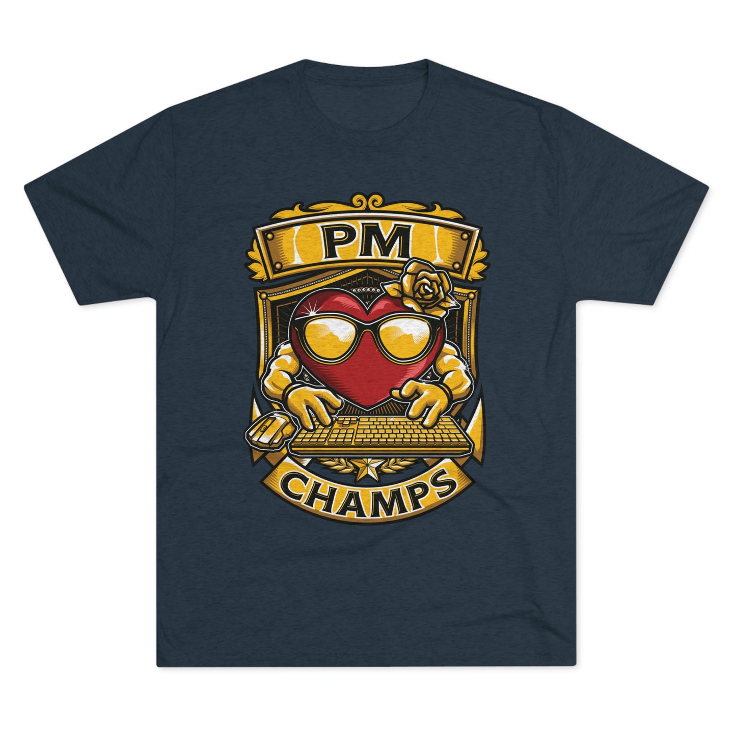 PM CHAMPS - PREMIUM SOFT - Unisex Tri-Blend Crew Tee (Next Level 6010)