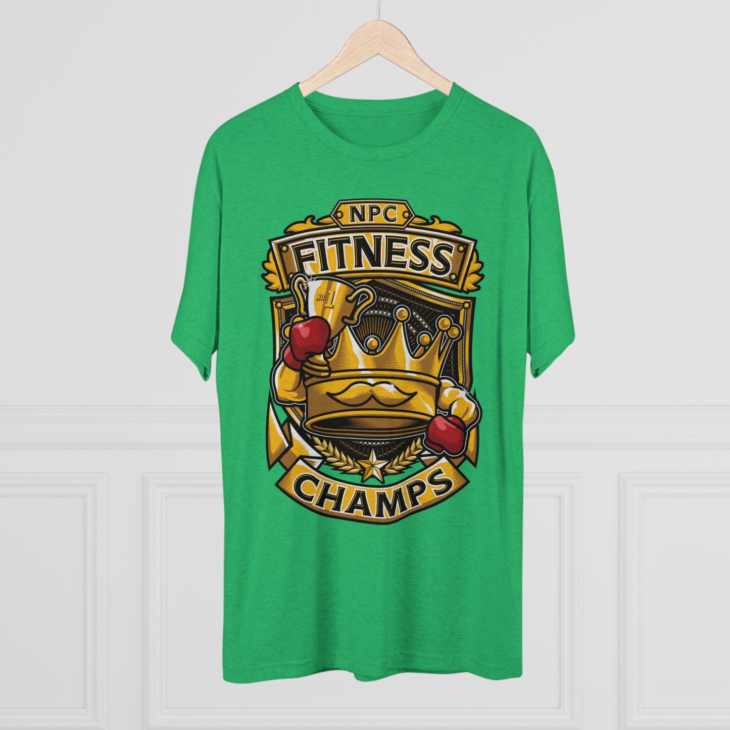NPC FITNESS CHAMPS - PREMIUM SOFT - Unisex Tri-Blend Crew Tee (Next Level 6010)