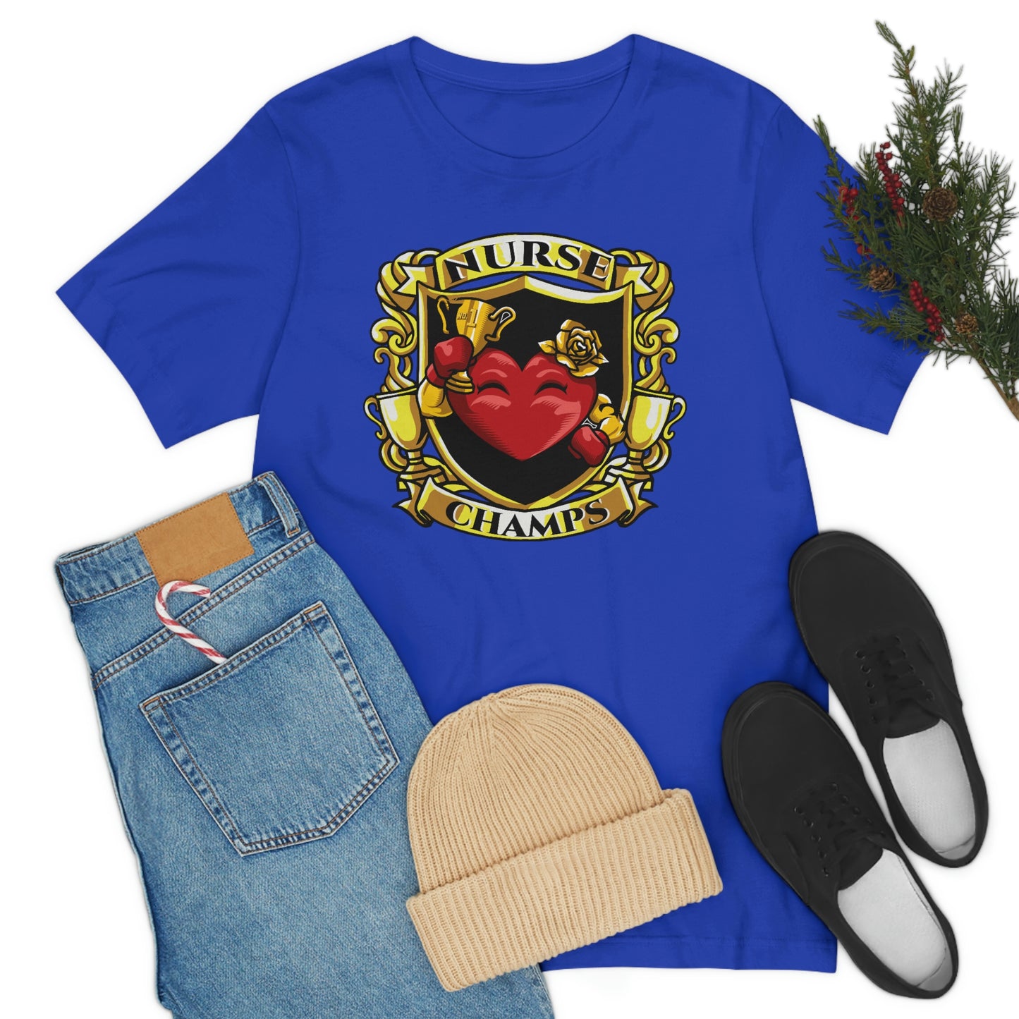 Nurse Champs! - Unisex Jersey Short Sleeve Tee (Bella+Canvas)