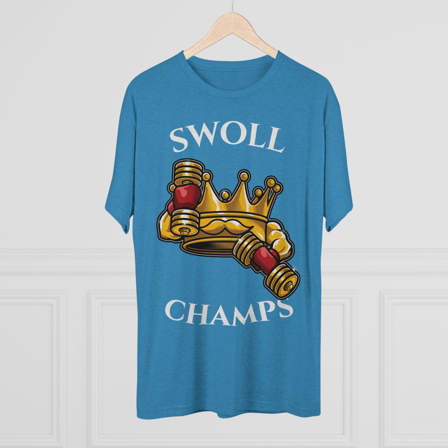 SWOLL CHAMPS - PREMIUM SOFT - Unisex Tri-Blend Crew Tee (Next Level 6010)