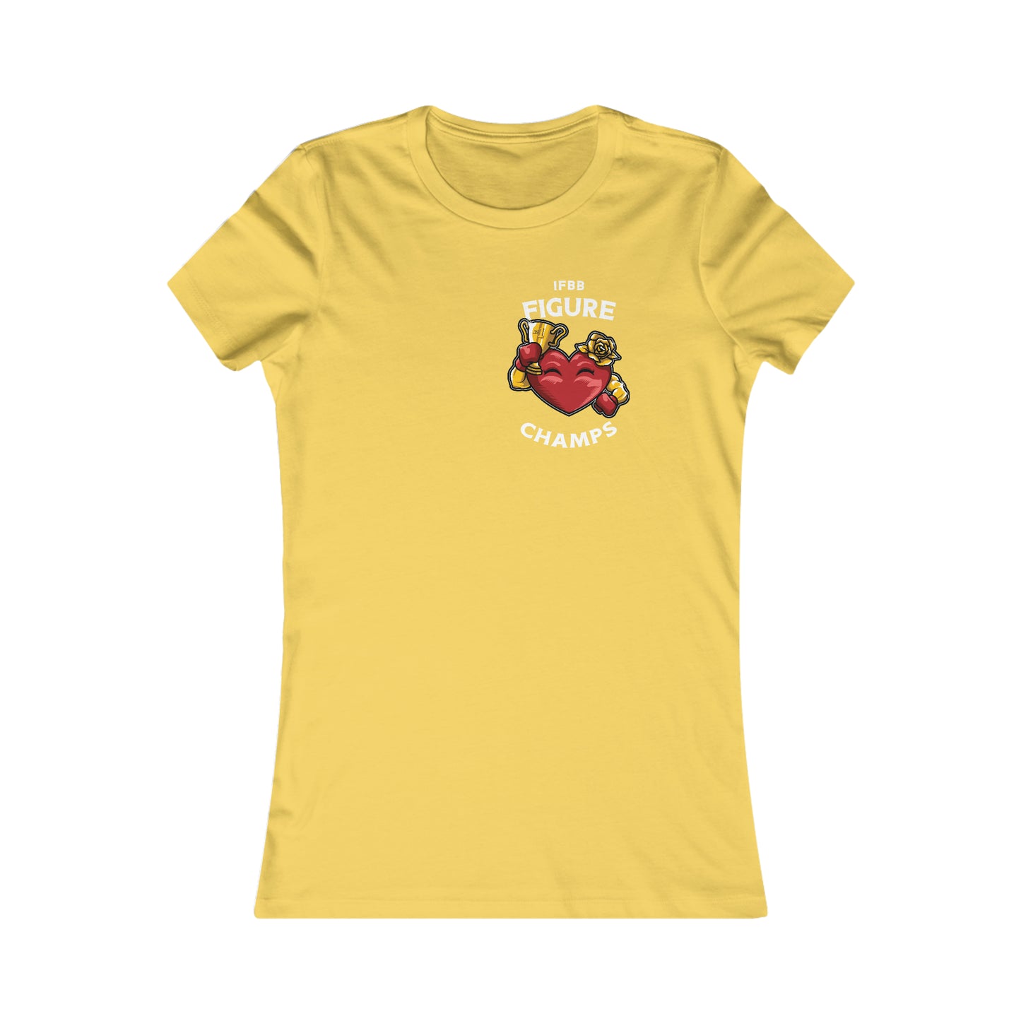 IFBB FIGURE CHAMPS (Small Front Logo) - Women's Favorite Tee (Bella+Canvas)