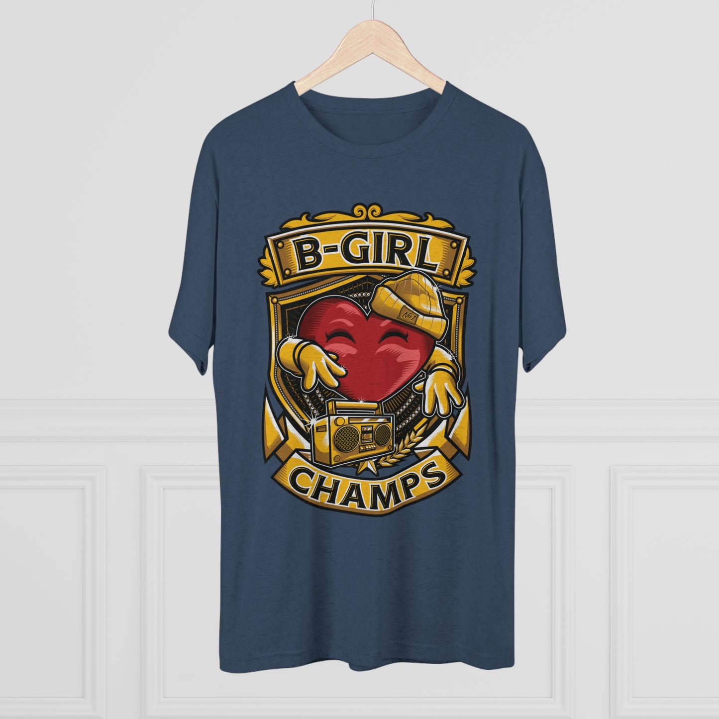 B-GIRL CHAMPS - PREMIUM SOFT - Unisex Tri-Blend Crew Tee (Next Level 6010)