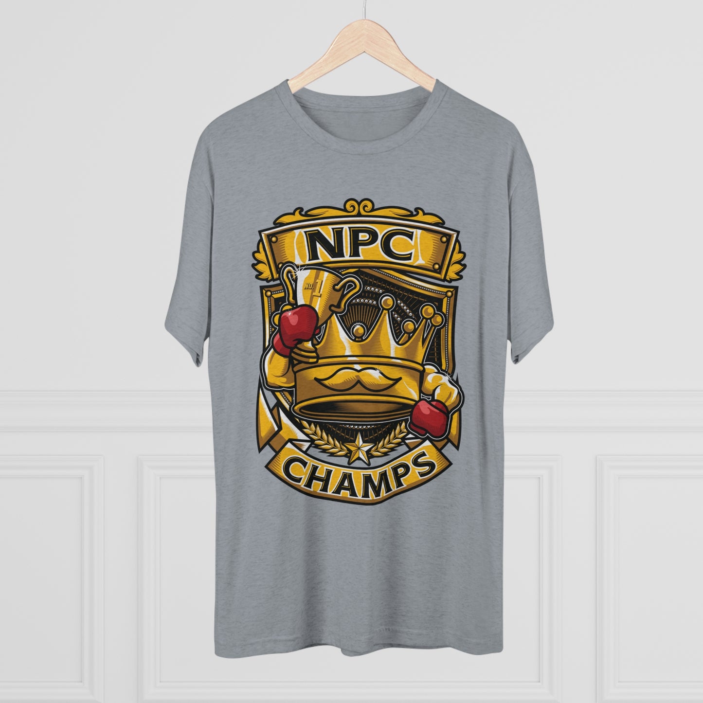 NPC CHAMPS - PREMIUM SOFT - Unisex Tri-Blend Crew Tee (Next Level 6010)