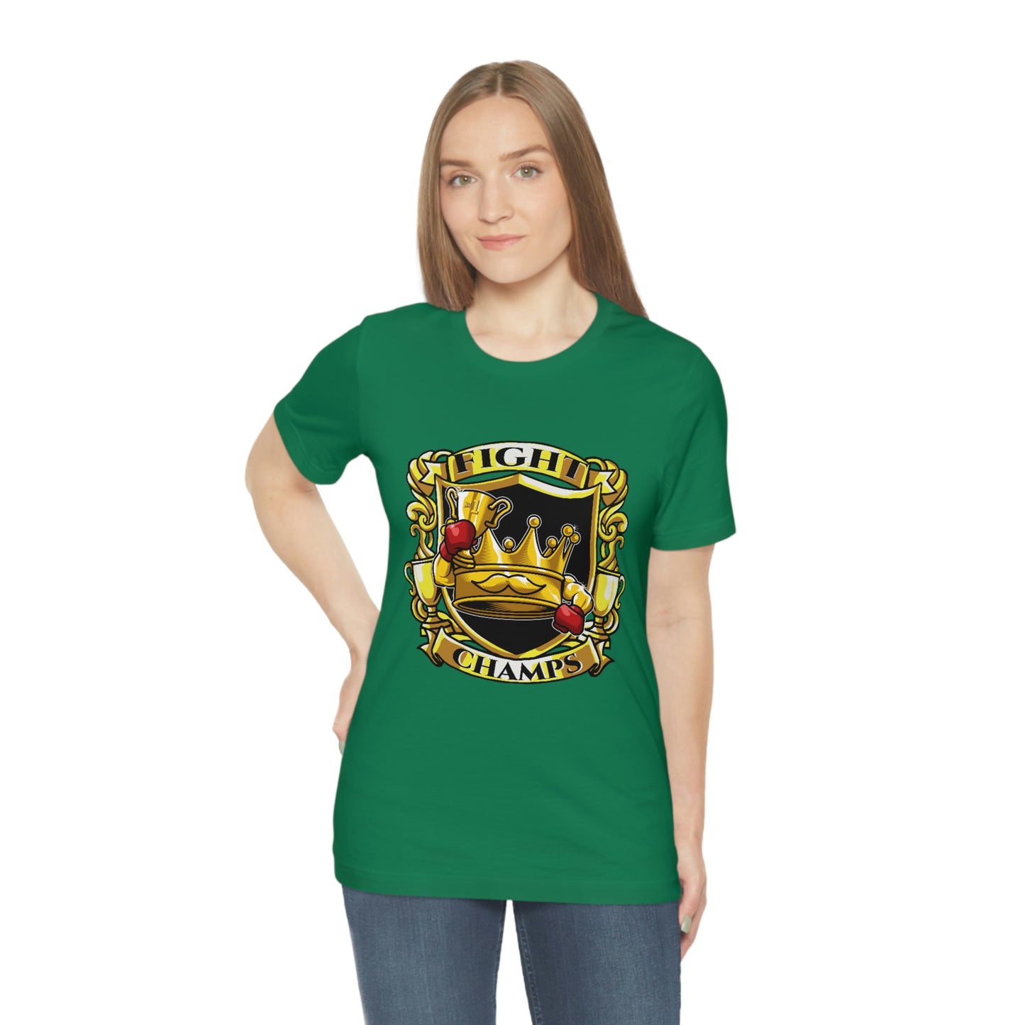 Fight Champs! Unisex Jersey Short Sleeve Tee (Bella+Canvas)