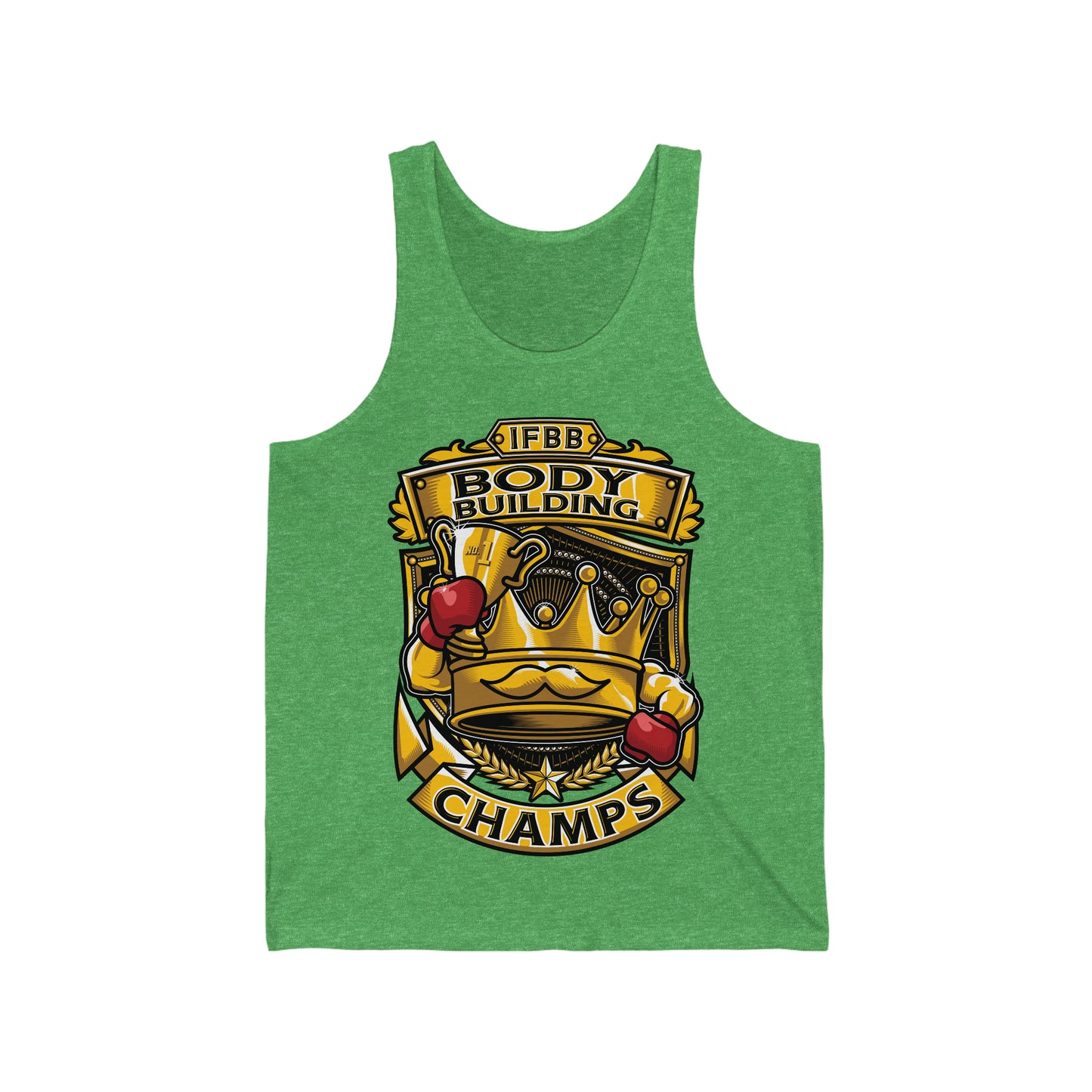 IFBB BODY BUILDING CHAMPS - PREMIUM SOFT - Unisex Jersey Tank (Bella+Canvas 3480)