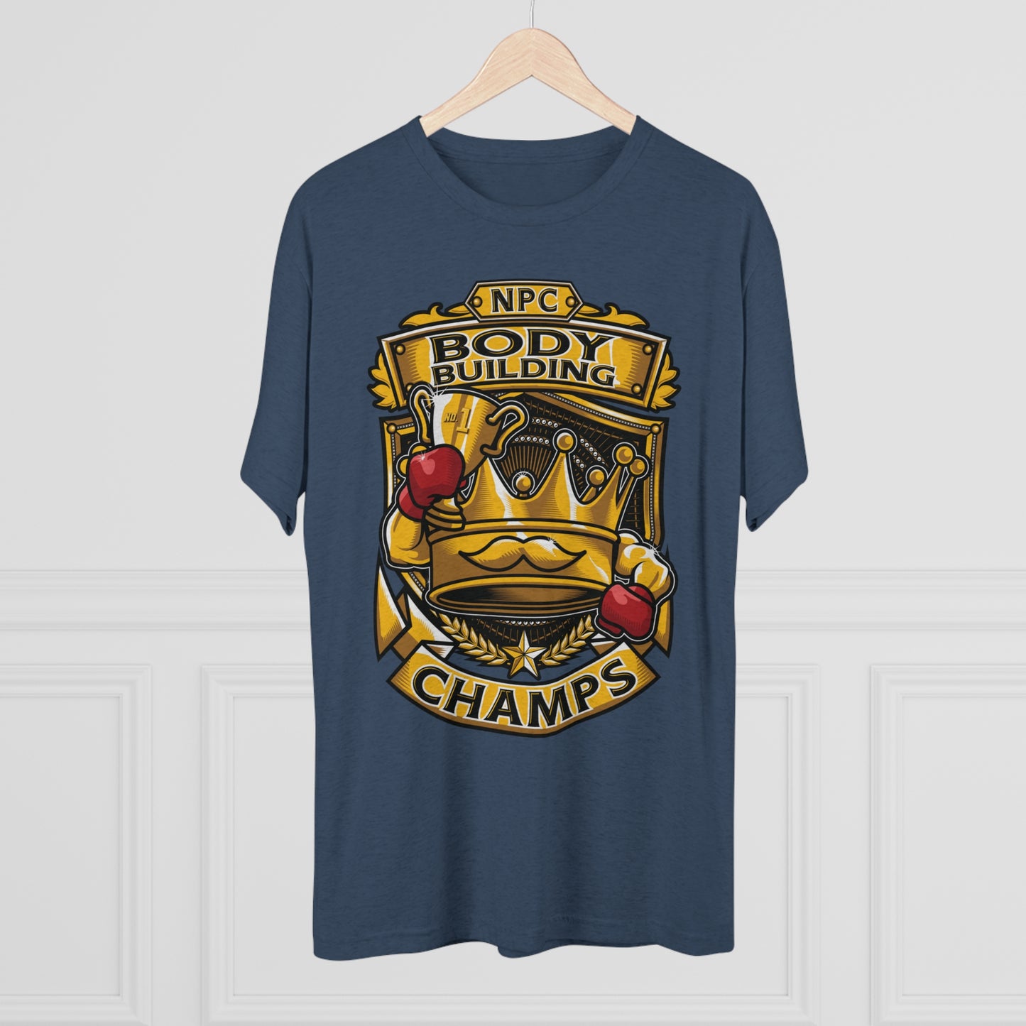 NPC BODY BUILDING CHAMPS - PREMIUM SOFT - Unisex Tri-Blend Crew Tee (Next Level 6010)
