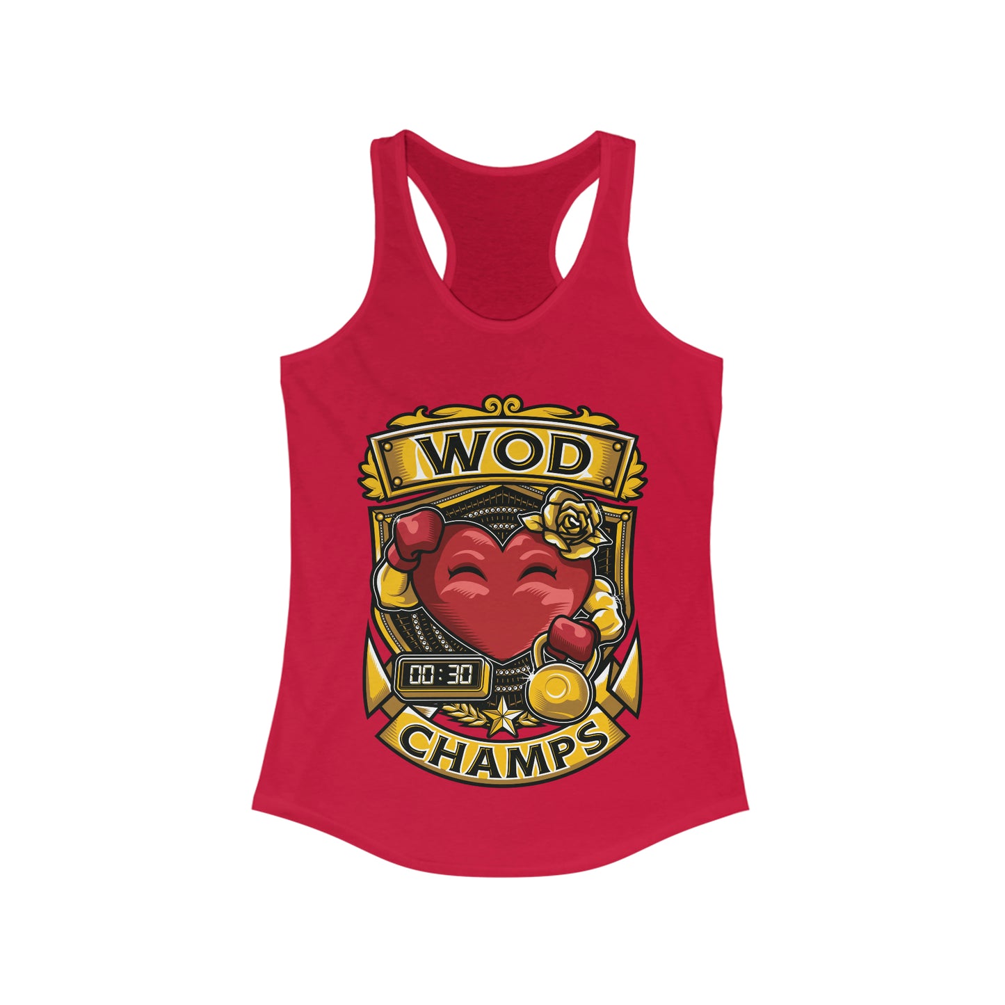 WOD CHAMPS - Women's Ideal Racerback Tank