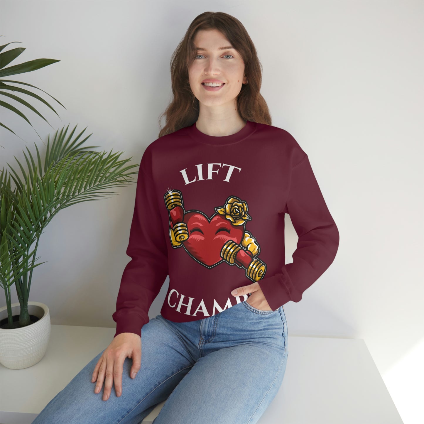 Lift Champs! - Unisex Heavy Blend™ Crewneck Sweatshirt