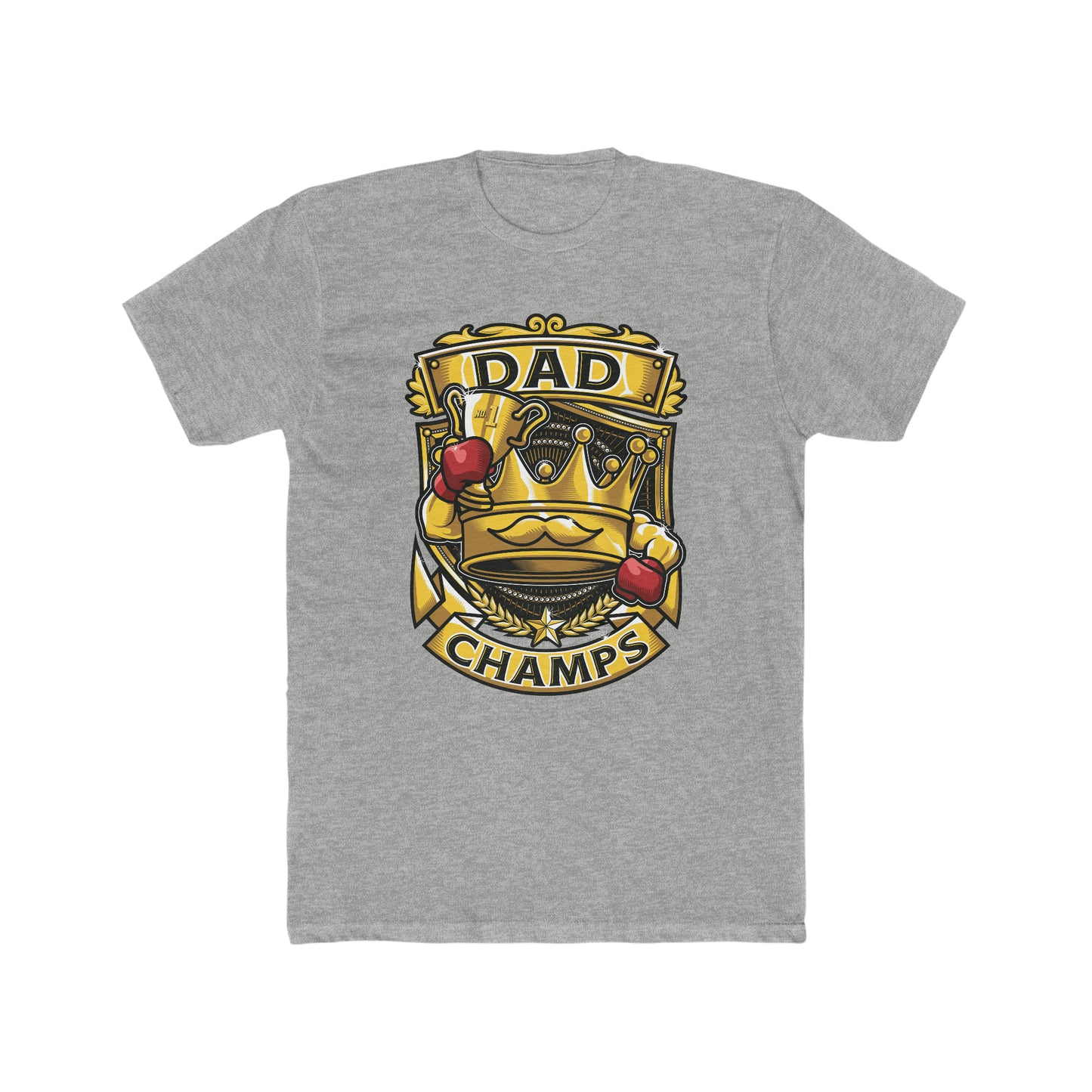 Dad Champs! - Men's Cotton Crew Tee (Next Level)