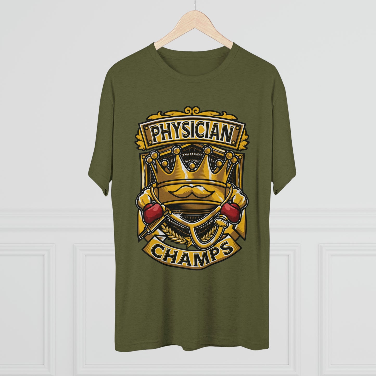 PHYSICIAN CHAMPS - PREMIUM SOFT - Unisex Tri-Blend Crew Tee (Next Level 6010)