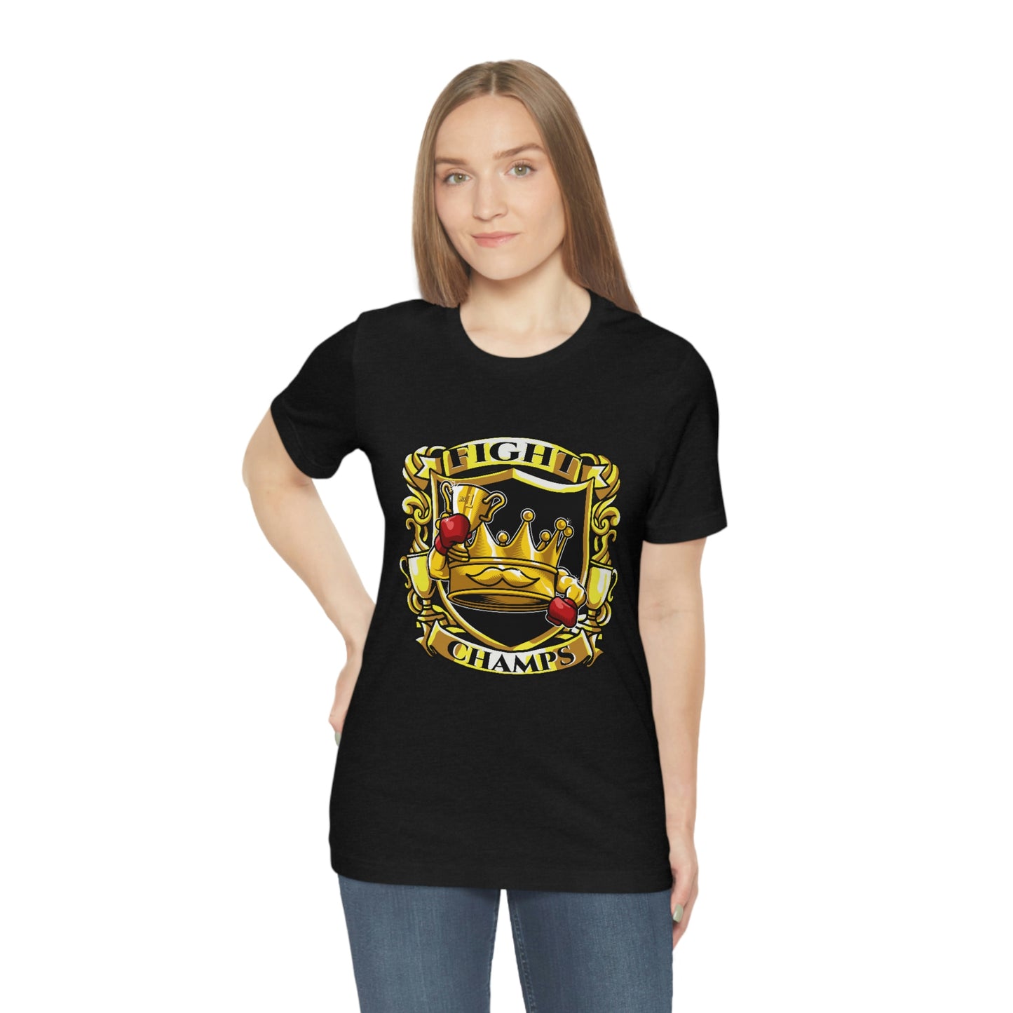 Fight Champs! Unisex Jersey Short Sleeve Tee (Bella+Canvas)