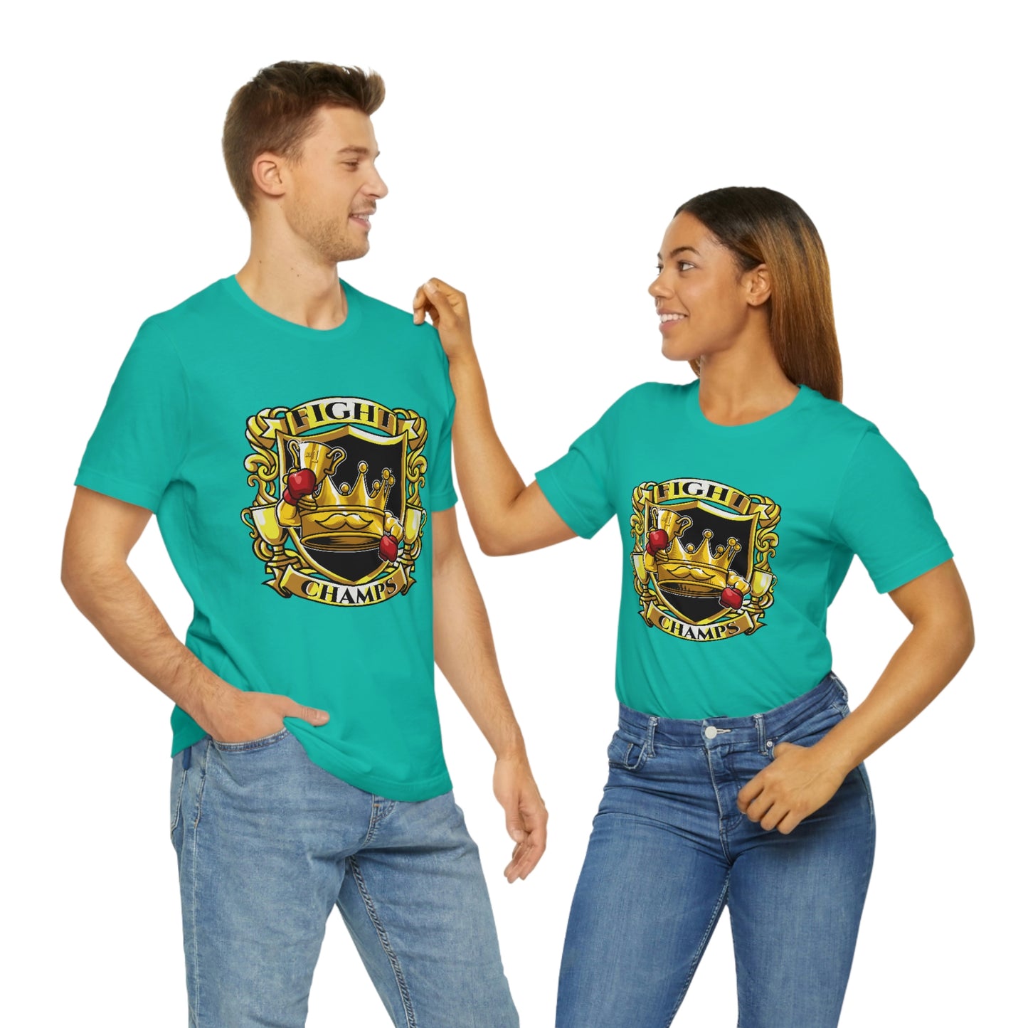 Fight Champs! Unisex Jersey Short Sleeve Tee (Bella+Canvas)