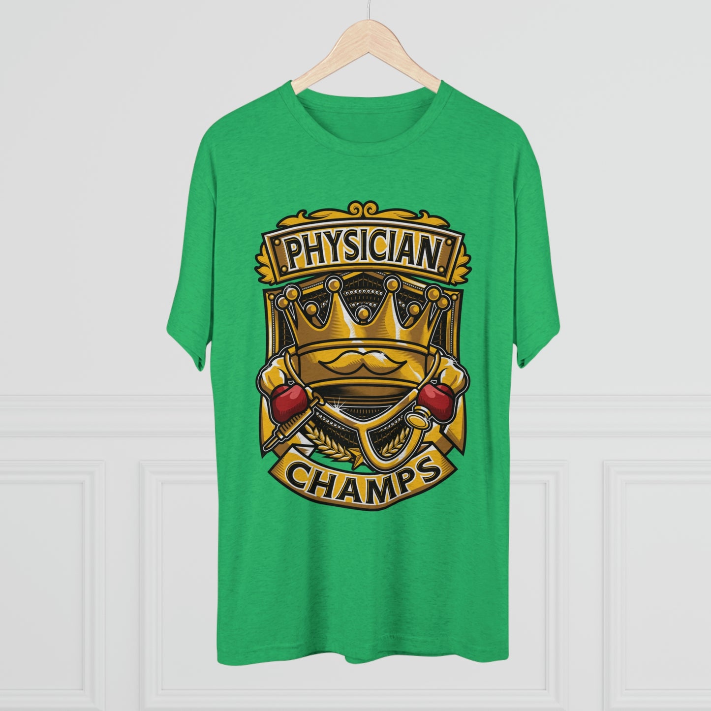 PHYSICIAN CHAMPS - PREMIUM SOFT - Unisex Tri-Blend Crew Tee (Next Level 6010)