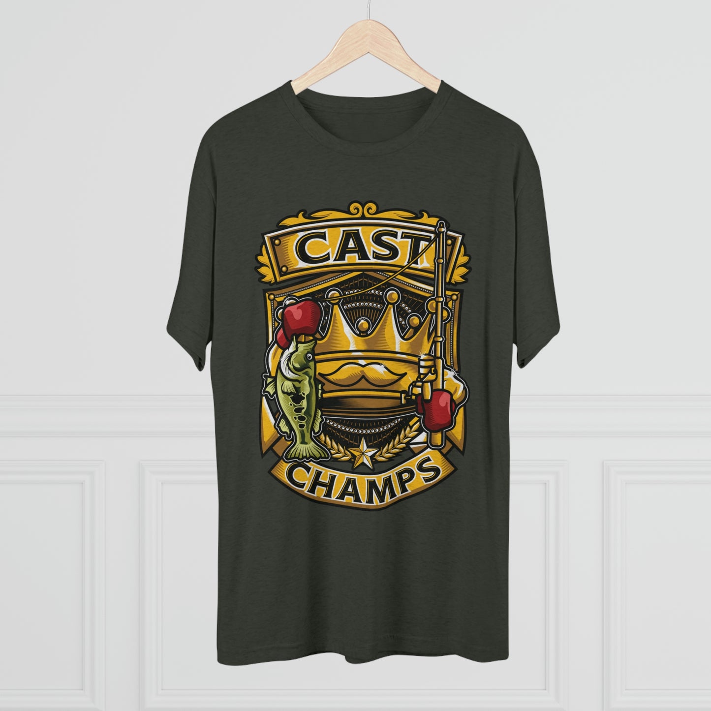 CAST CHAMPS - PREMIUM SOFT - Unisex Tri-Blend Crew Tee (Next Level 6010)