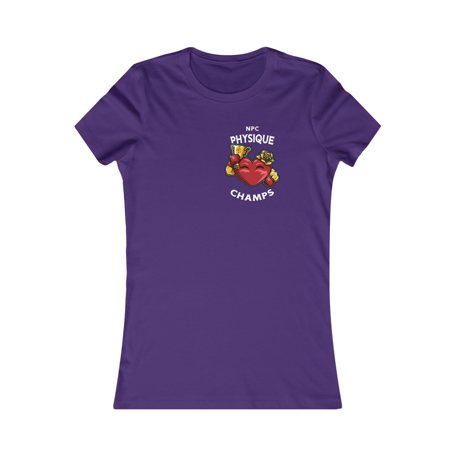 NPC PHYSIQUE CHAMPS (Small Front Logo) - Women's Favorite Tee (Bella+Canvas)