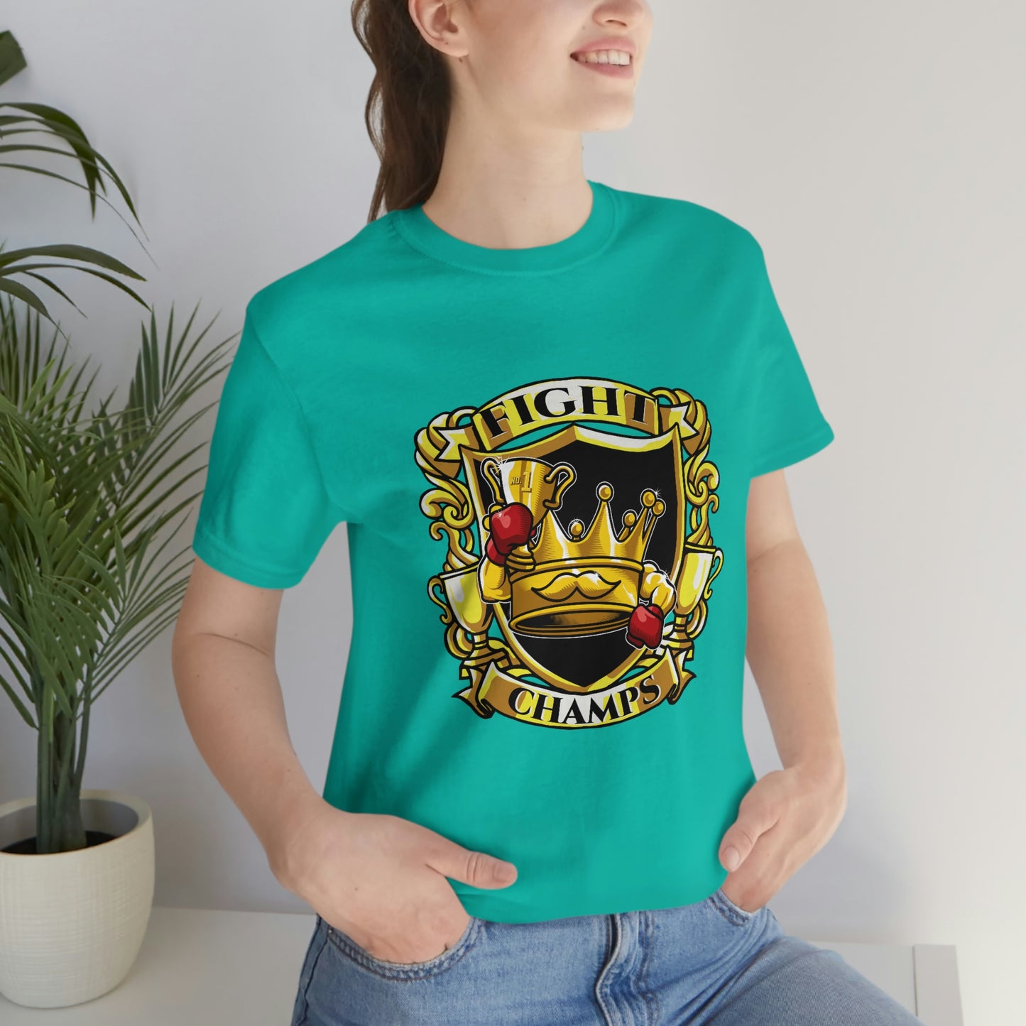 Fight Champs! Unisex Jersey Short Sleeve Tee (Bella+Canvas)