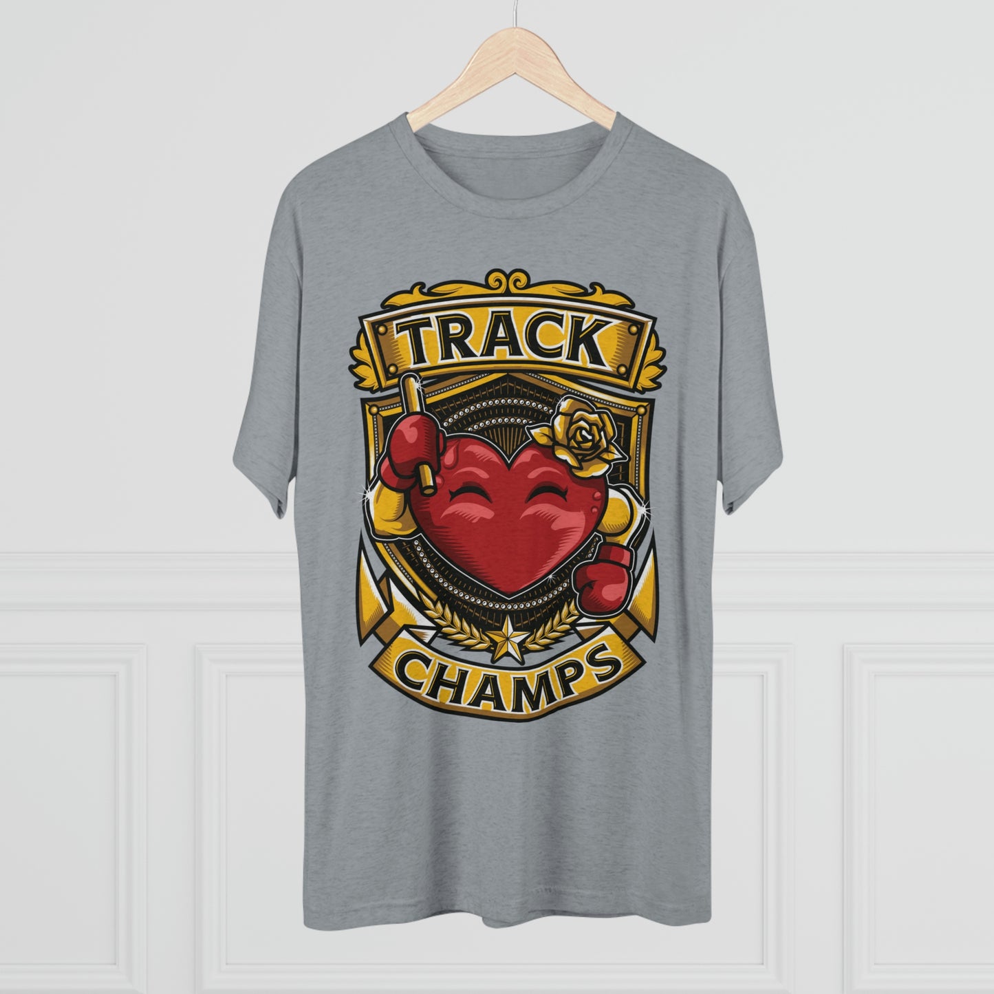 TRACK CHAMPS - PREMIUM SOFT - Unisex Tri-Blend Crew Tee (Next Level 6010)