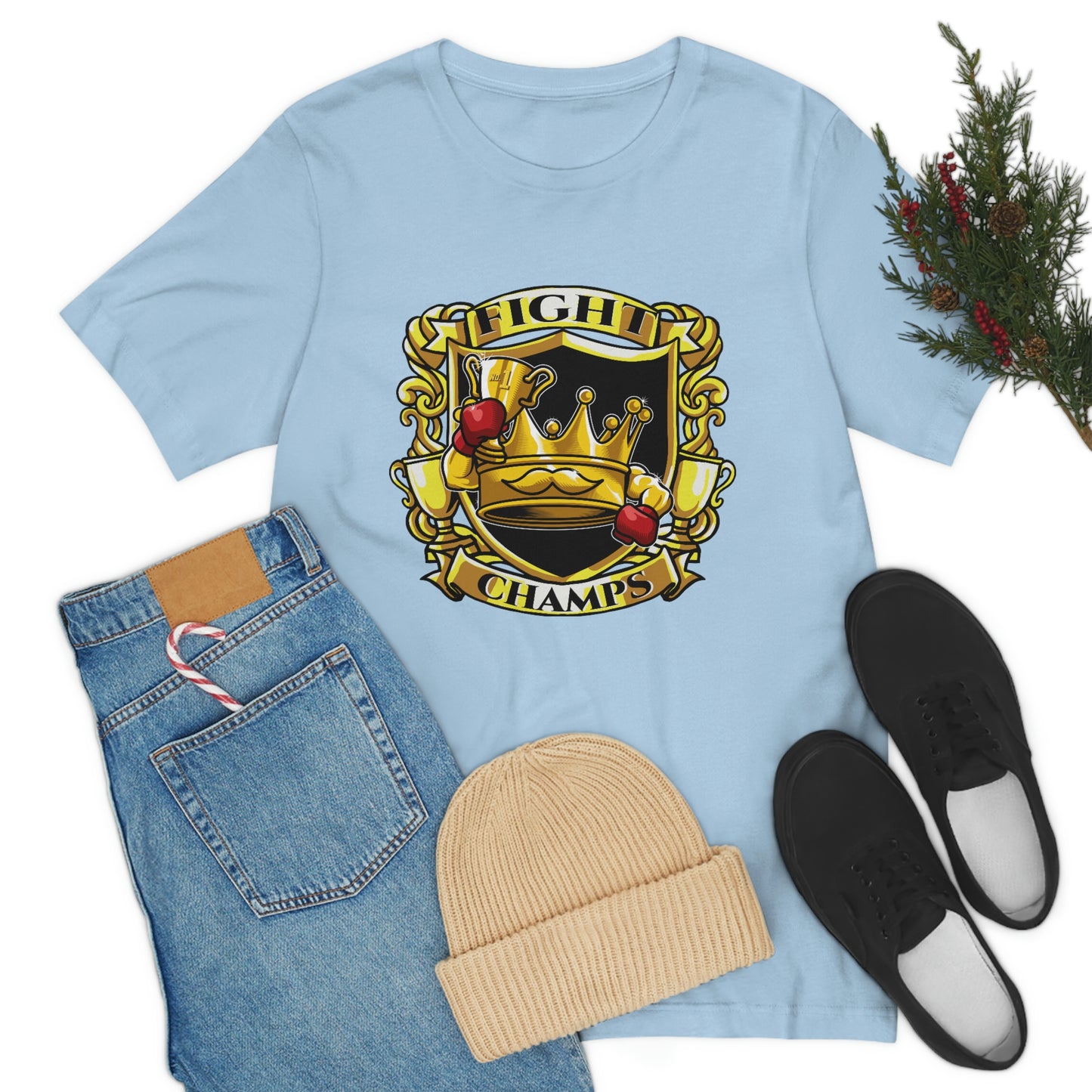Fight Champs! Unisex Jersey Short Sleeve Tee (Bella+Canvas)