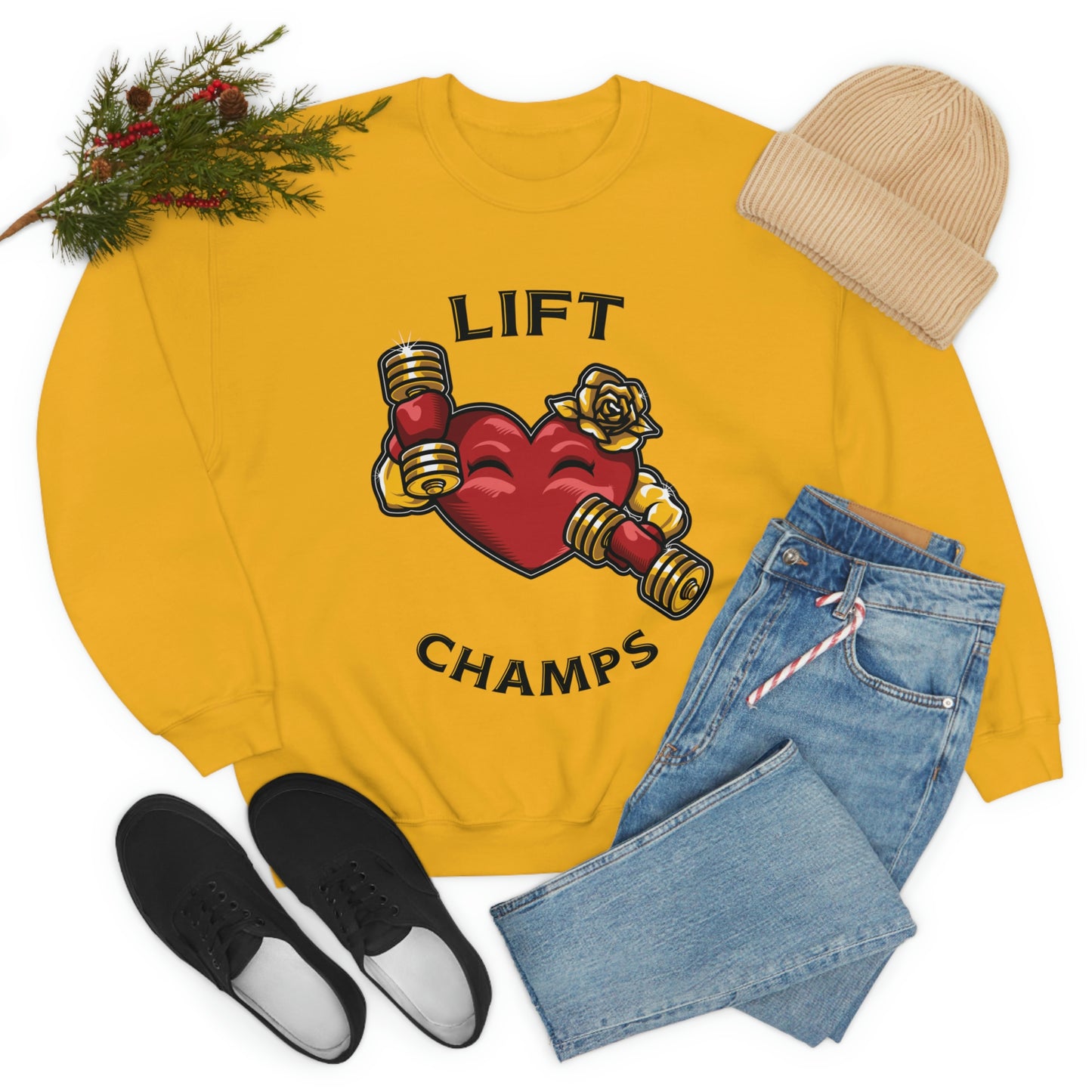 Lift Champs! - Unisex Heavy Blend™ Crewneck Sweatshirt