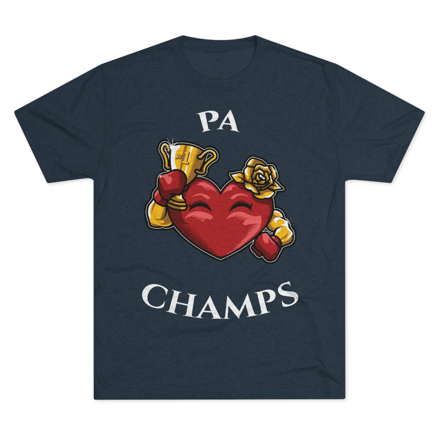 PA CHAMPS (Alternate Logo) - PREMIUM SOFT - Unisex Tri-Blend Crew Tee (Next Level 6010)