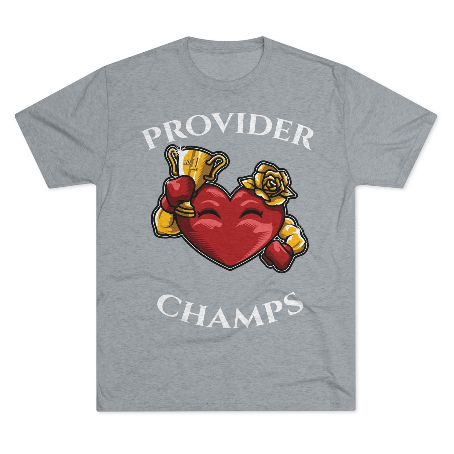 PROVIDER CHAMPS (Alternate Logo) - PREMIUM SOFT - Unisex Tri-Blend Crew Tee (Next Level 6010)
