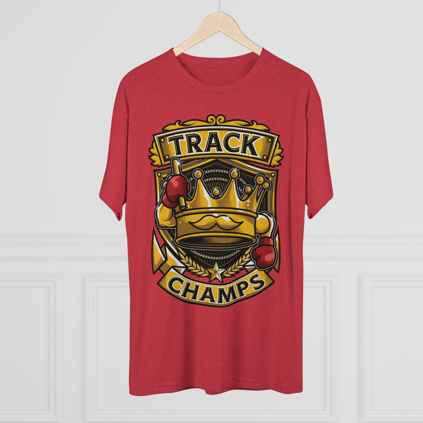 TRACK CHAMPS - PREMIUM SOFT - Unisex Tri-Blend Crew Tee (Next Level 6010)