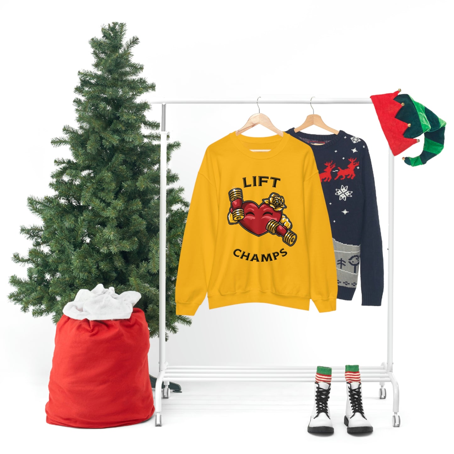Lift Champs! - Unisex Heavy Blend™ Crewneck Sweatshirt