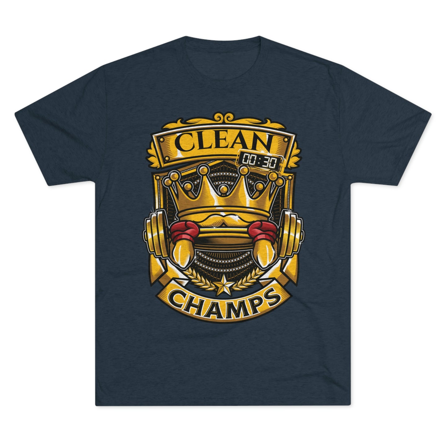 CLEAN CHAMPS - PREMIUM SOFT - Unisex Tri-Blend Crew Tee (Next Level 6010)