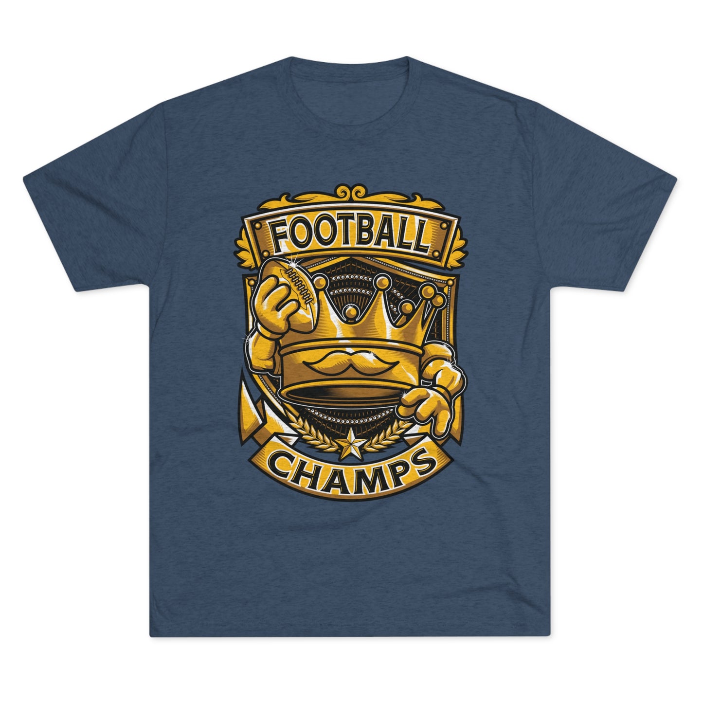 FOOTBALL CHAMPS - PREMIUM SOFT - Unisex Tri-Blend Crew Tee (Next Level 6010)