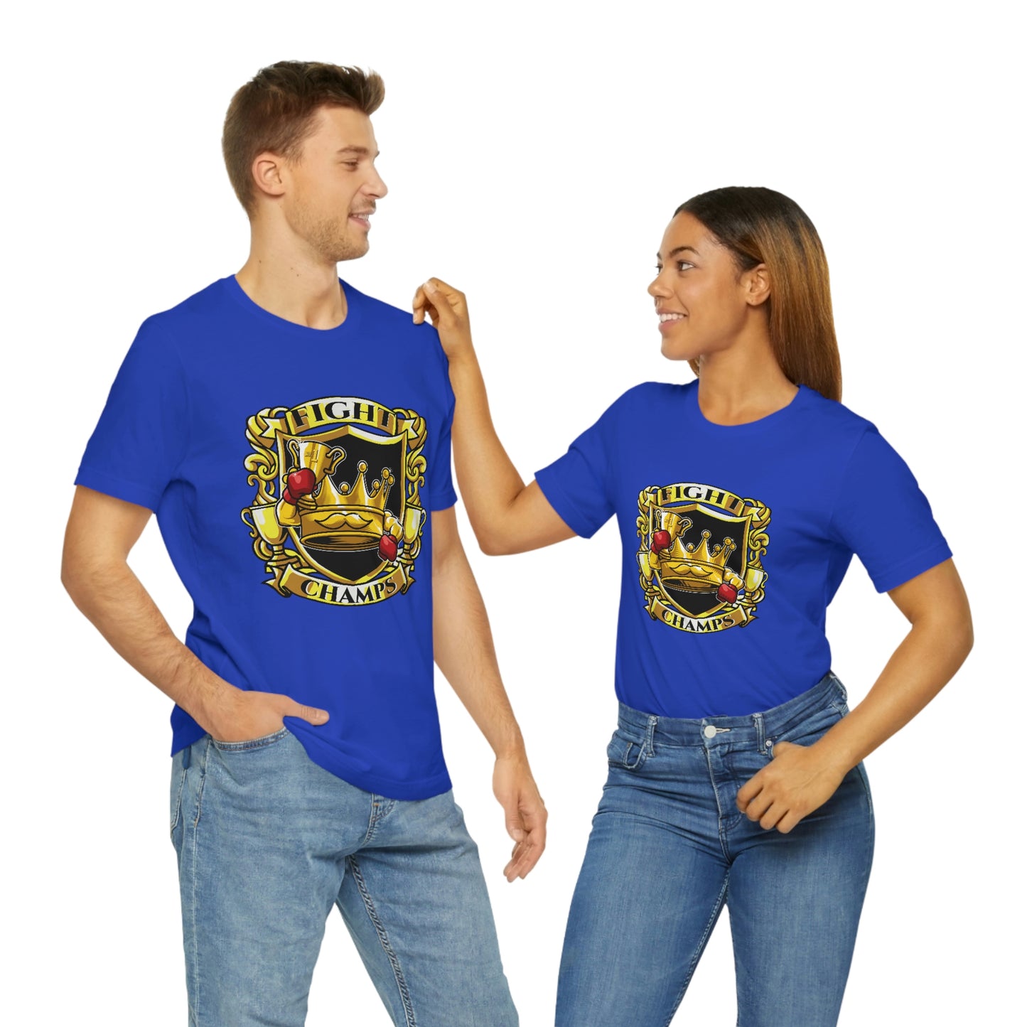 Fight Champs! Unisex Jersey Short Sleeve Tee (Bella+Canvas)