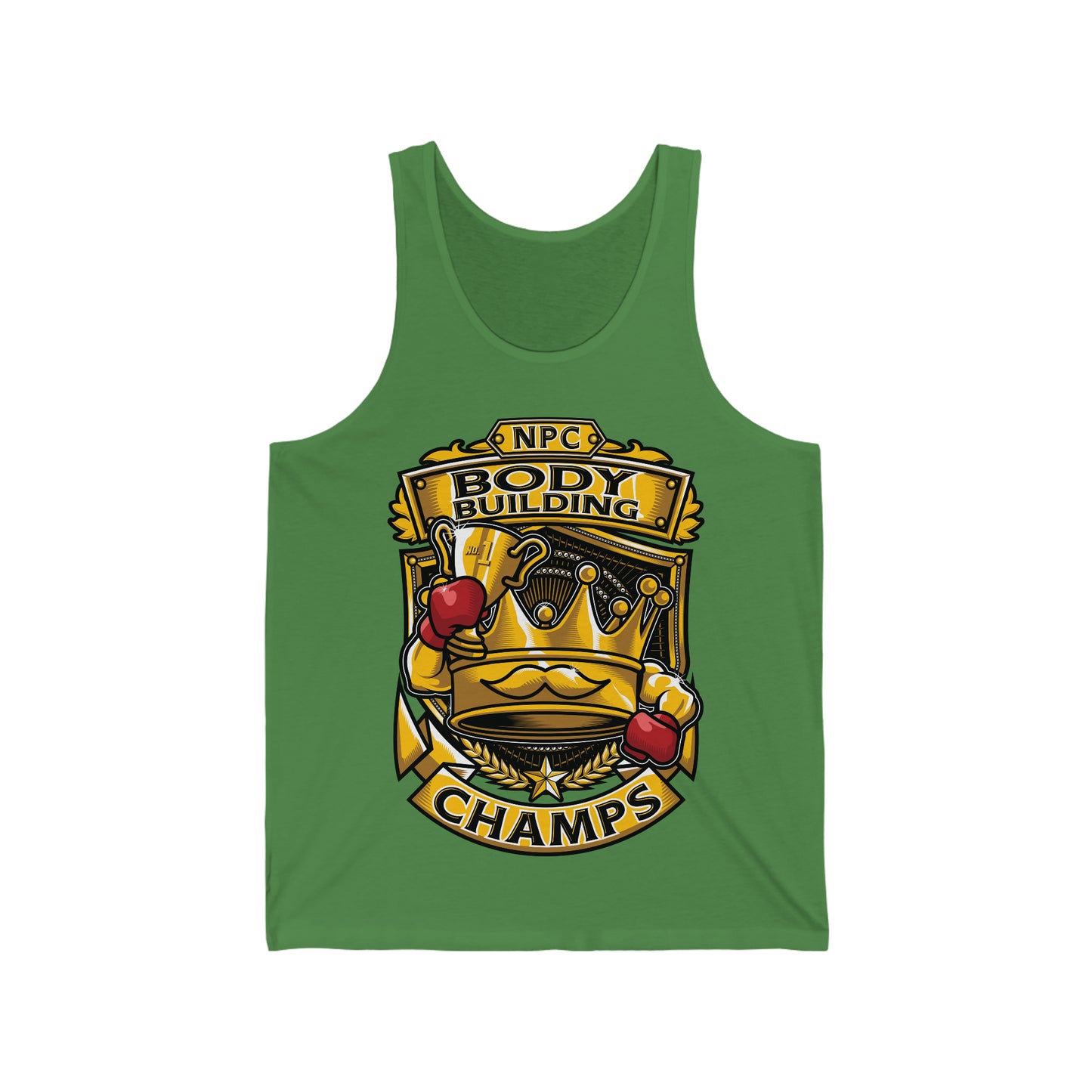 NPC BODY BUILDING CHAMPS - PREMIUM SOFT - Unisex Jersey Tank (Bella+Canvas 3480)
