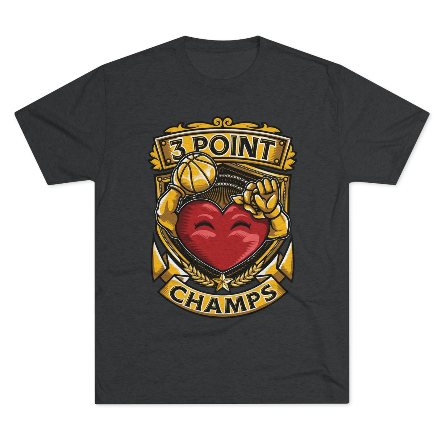 3 POINT CHAMPS - PREMIUM SOFT - Unisex Tri-Blend Crew Tee (Next Level 6010)