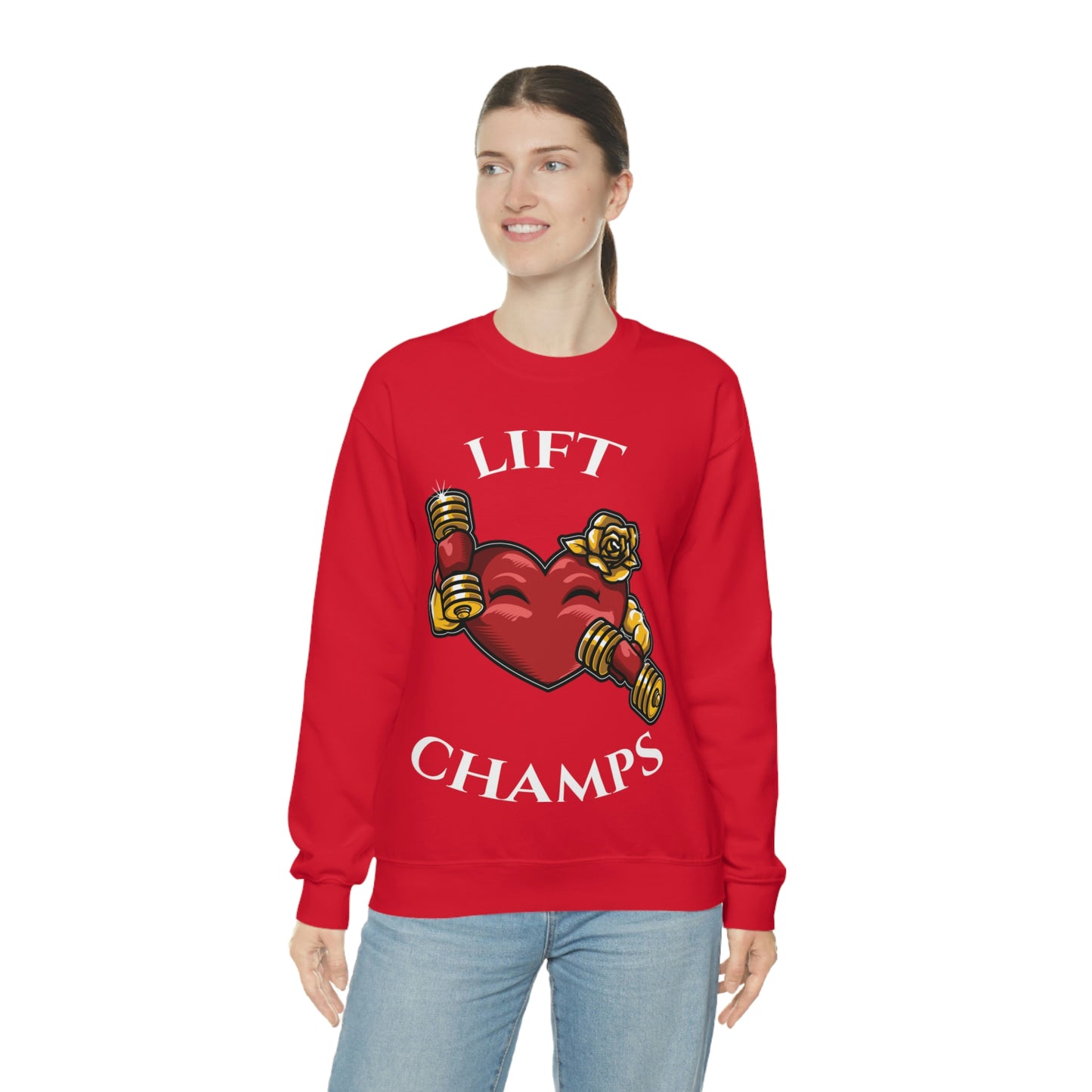 Lift Champs! - Unisex Heavy Blend™ Crewneck Sweatshirt