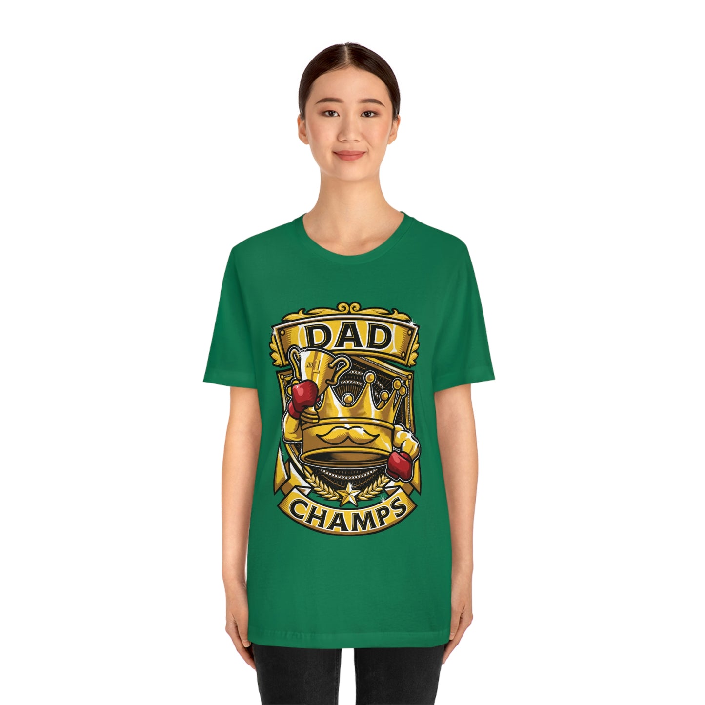Dad Champs! - Unisex Jersey Short Sleeve Tee (Canvas-Bella)