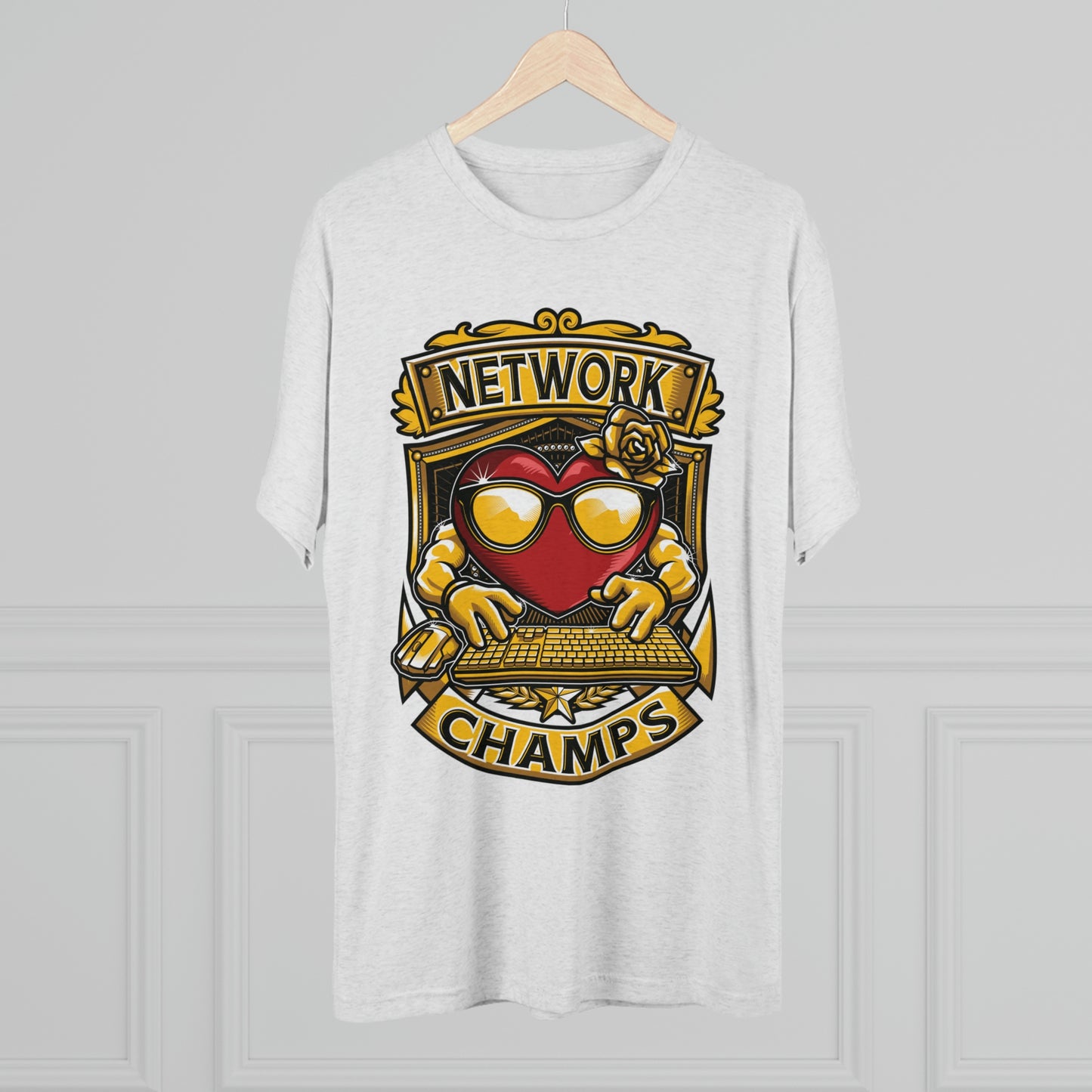 NETWORK CHAMPS - PREMIUM SOFT - Unisex Tri-Blend Crew Tee (Next Level 6010)