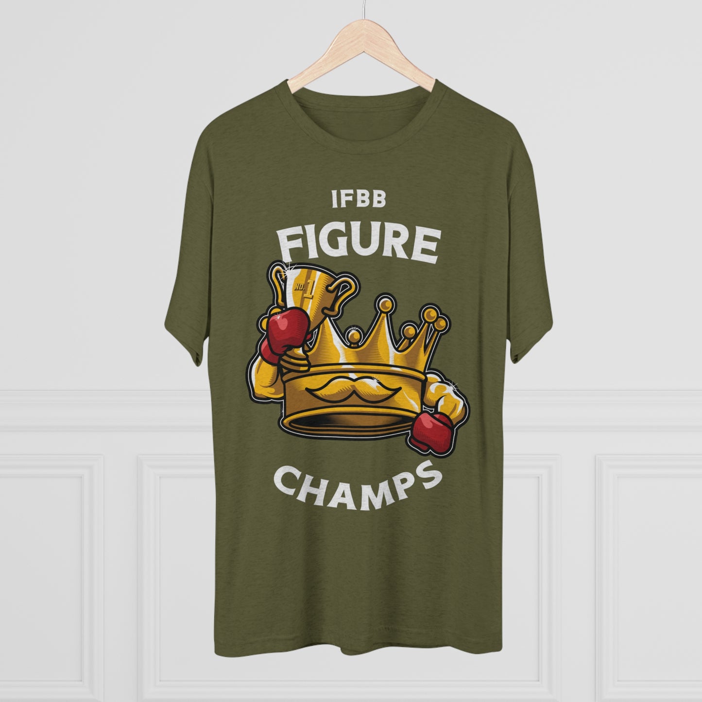 IFBB FIGURE CHAMPS (v2) - PREMIUM SOFT - Unisex Tri-Blend Crew Tee (Next Level 6010)