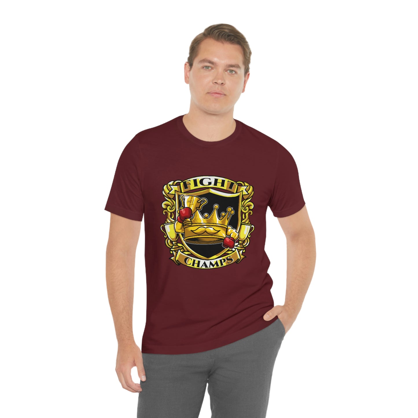 Fight Champs! Unisex Jersey Short Sleeve Tee (Bella+Canvas)