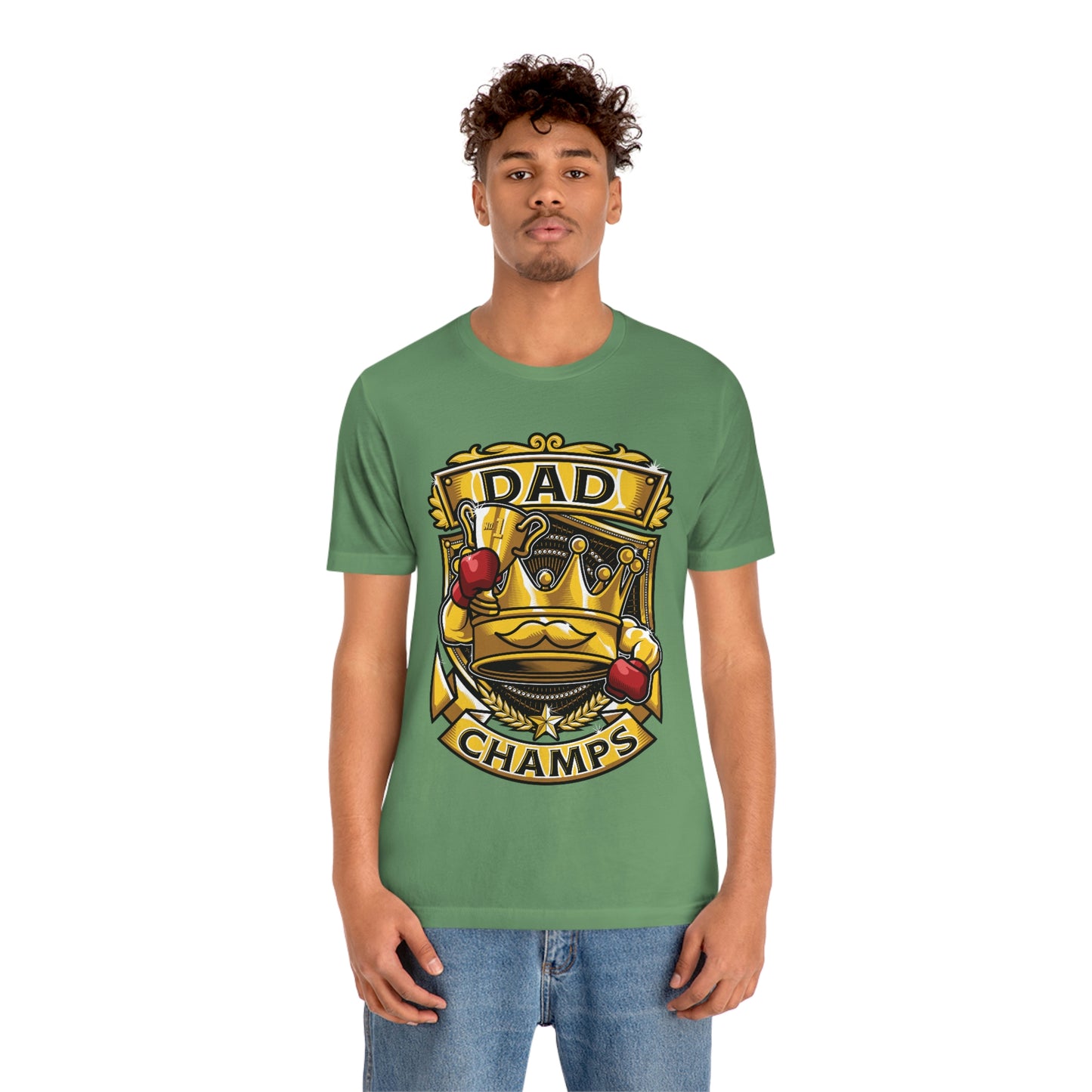 Dad Champs! - Unisex Jersey Short Sleeve Tee (Canvas-Bella)