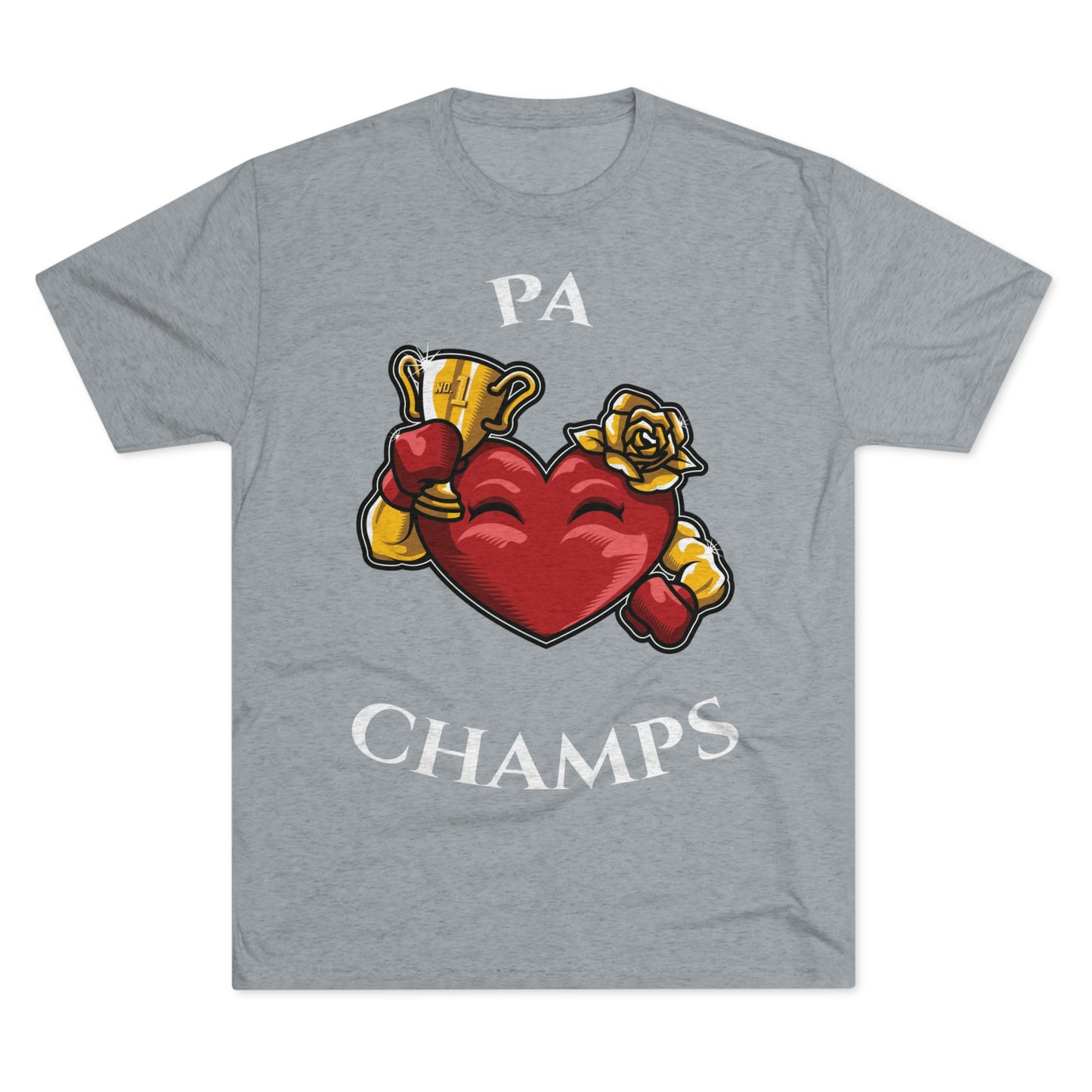 PA CHAMPS (Alternate Logo) - PREMIUM SOFT - Unisex Tri-Blend Crew Tee (Next Level 6010)