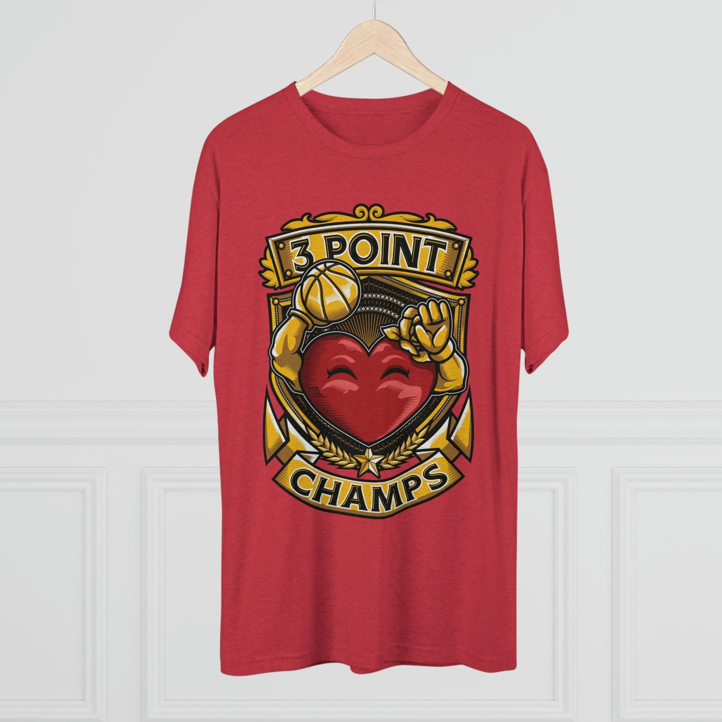 3 POINT CHAMPS - PREMIUM SOFT - Unisex Tri-Blend Crew Tee (Next Level 6010)