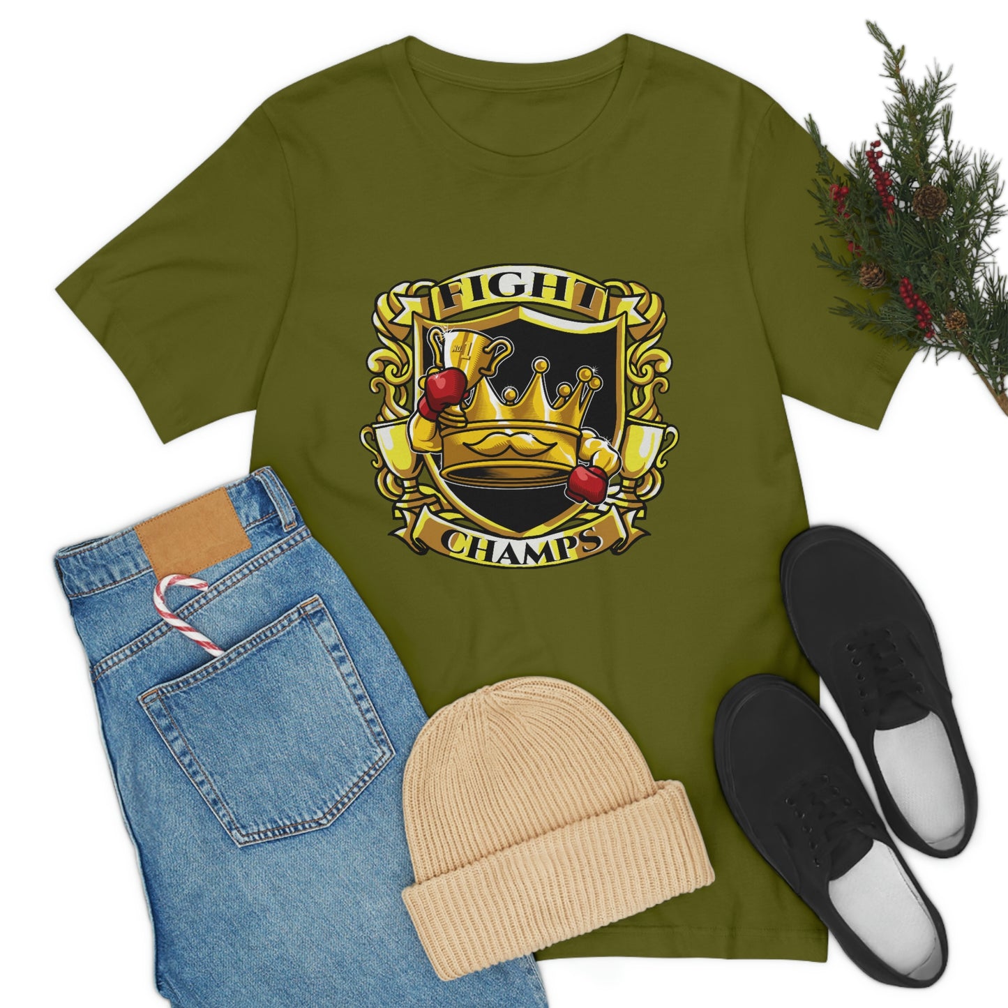 Fight Champs! Unisex Jersey Short Sleeve Tee (Bella+Canvas)