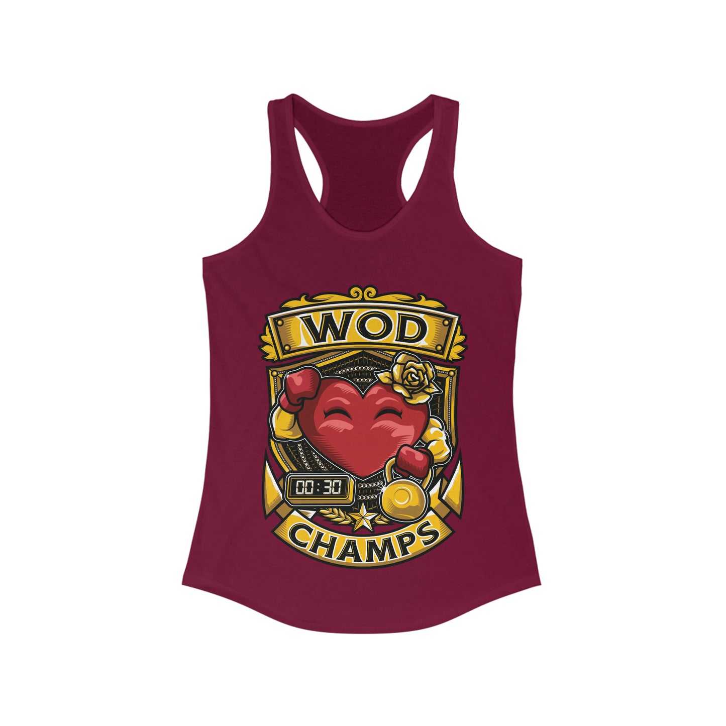 WOD CHAMPS - Women's Ideal Racerback Tank
