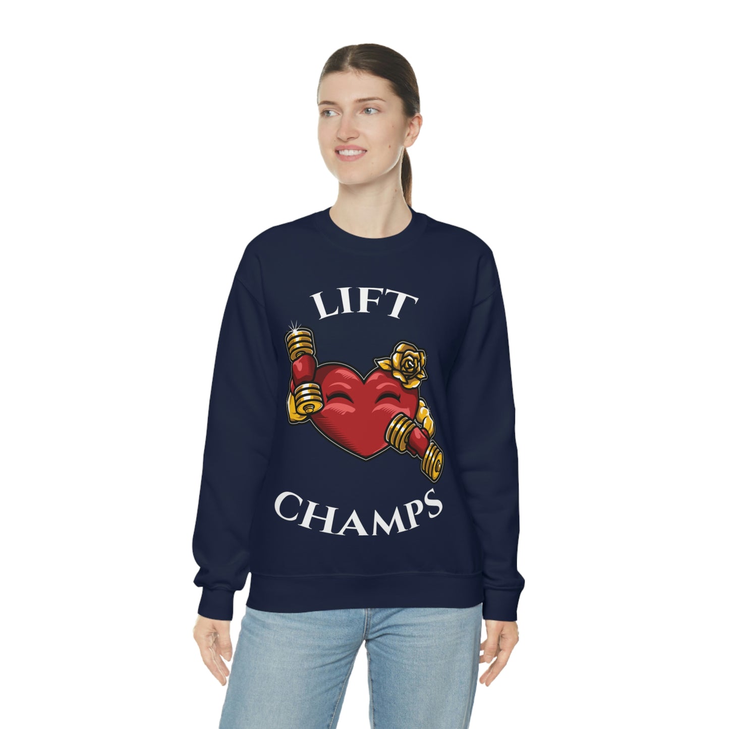 Lift Champs! - Unisex Heavy Blend™ Crewneck Sweatshirt