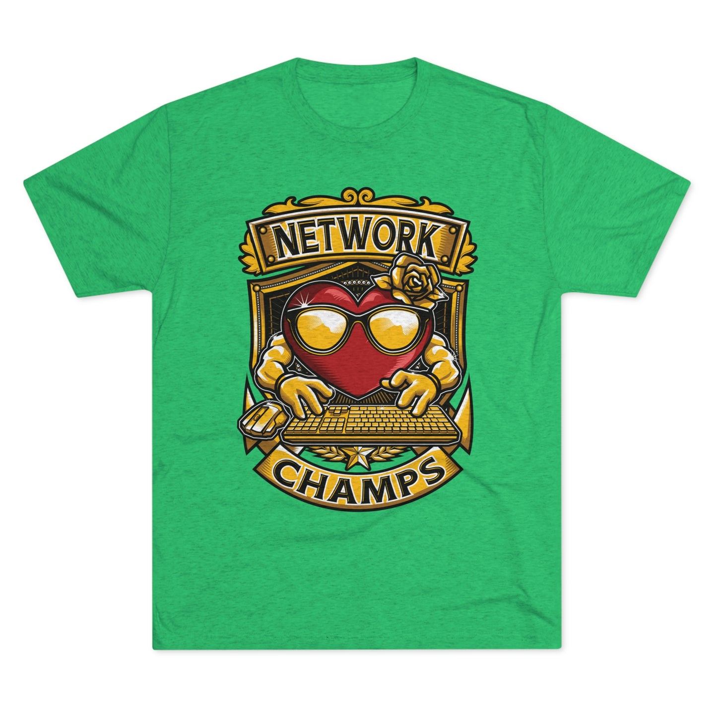 NETWORK CHAMPS - PREMIUM SOFT - Unisex Tri-Blend Crew Tee (Next Level 6010)