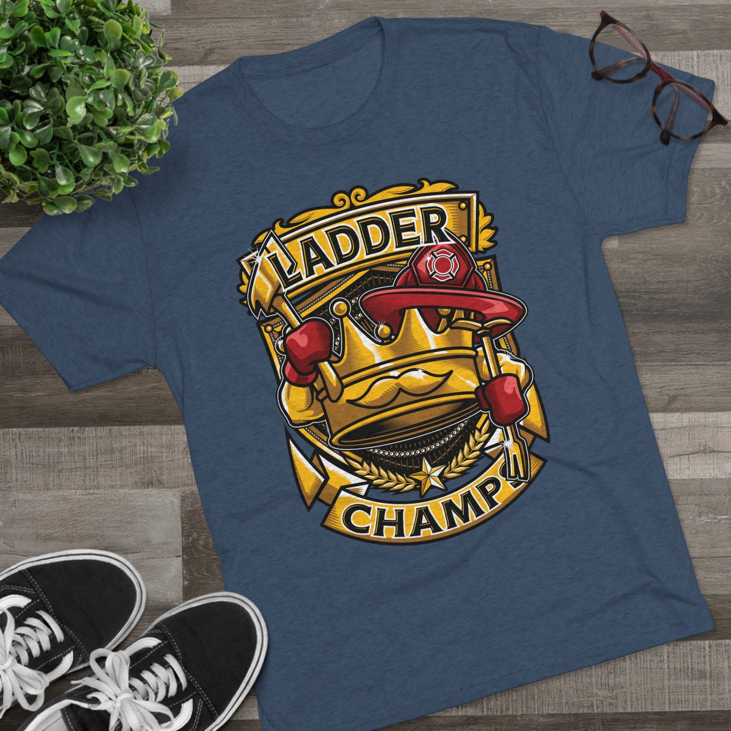 LADDER CHAMPS - PREMIUM SOFT - Unisex Tri-Blend Crew Tee (Next Level 6010)