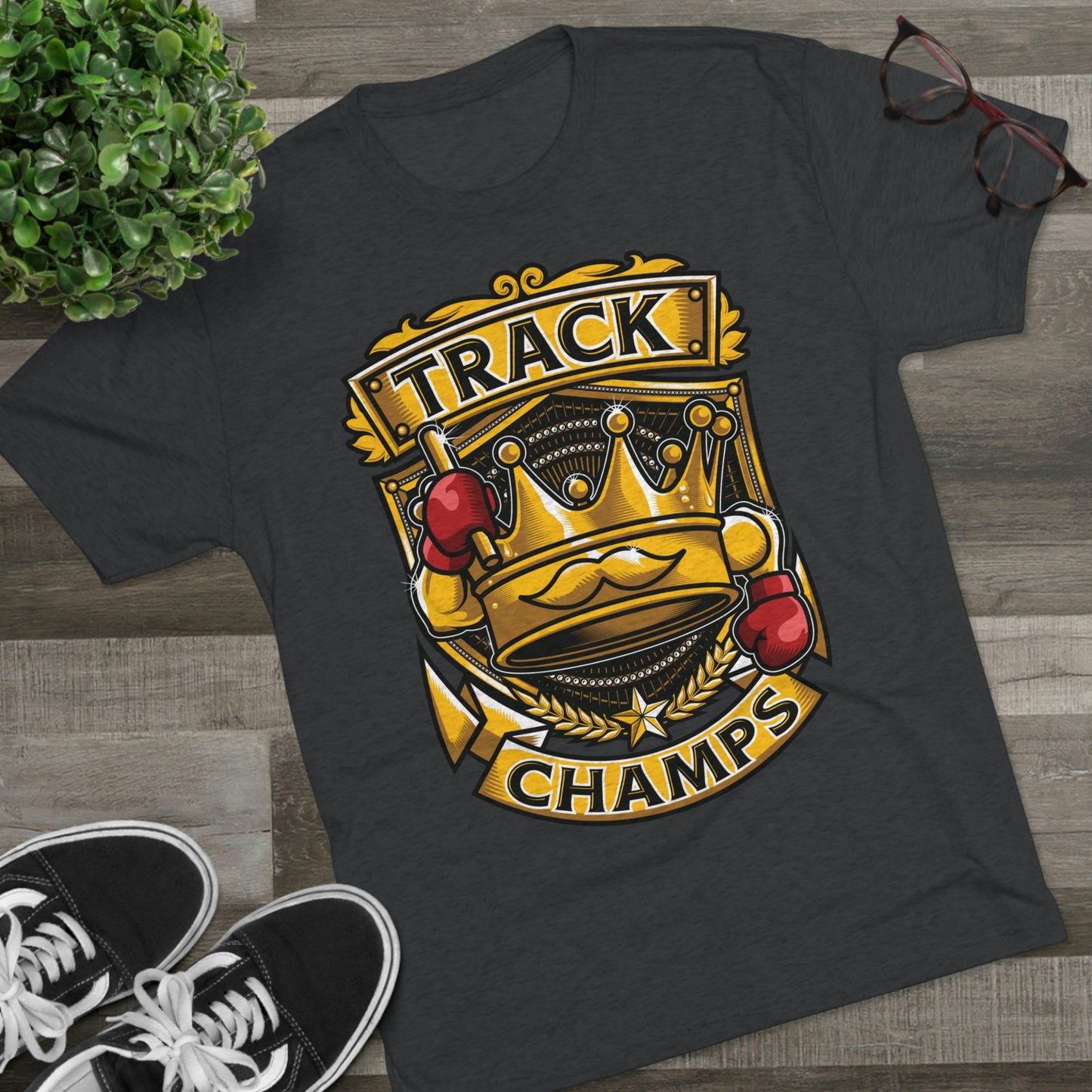 TRACK CHAMPS - PREMIUM SOFT - Unisex Tri-Blend Crew Tee (Next Level 6010)
