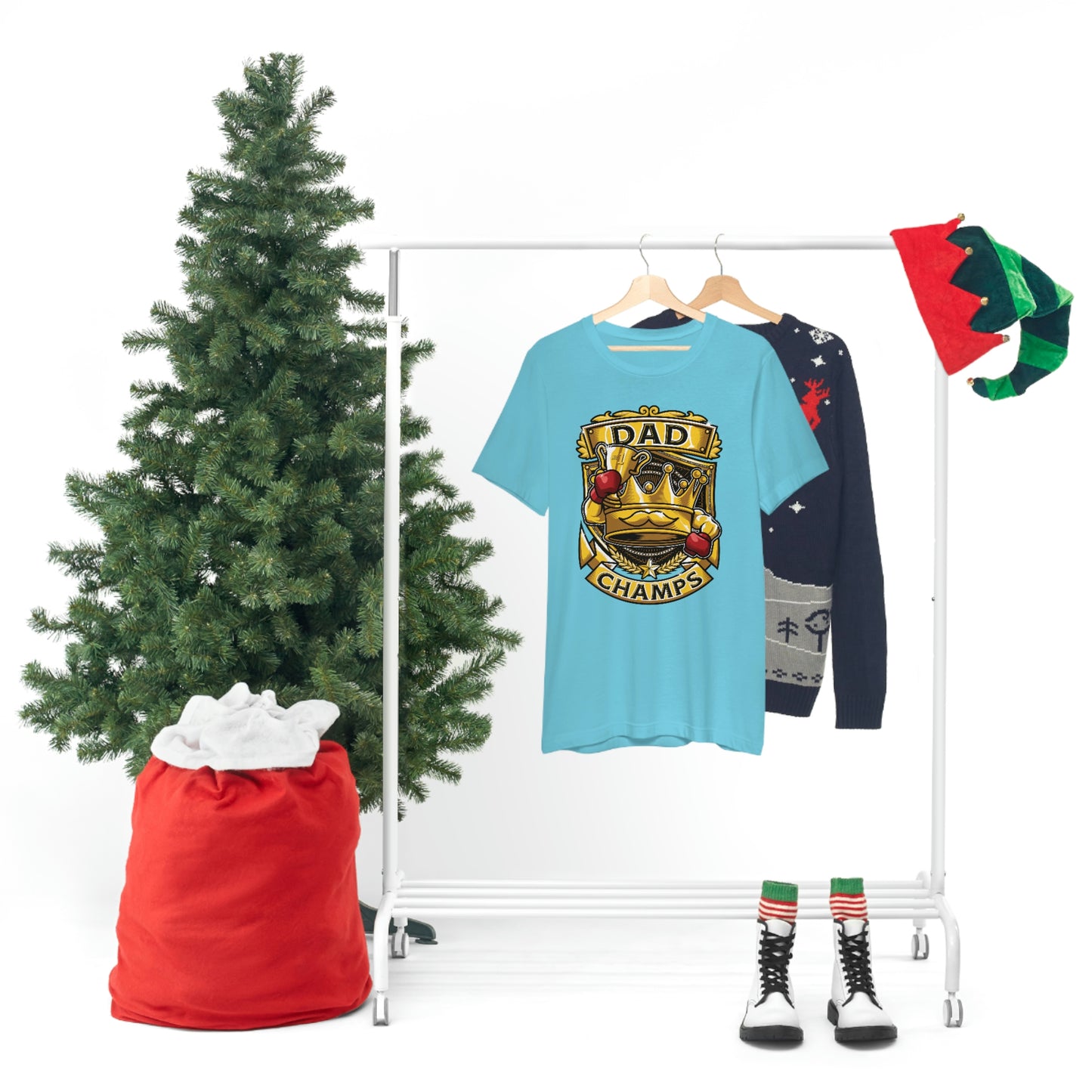 Dad Champs! - Unisex Jersey Short Sleeve Tee (Canvas-Bella)
