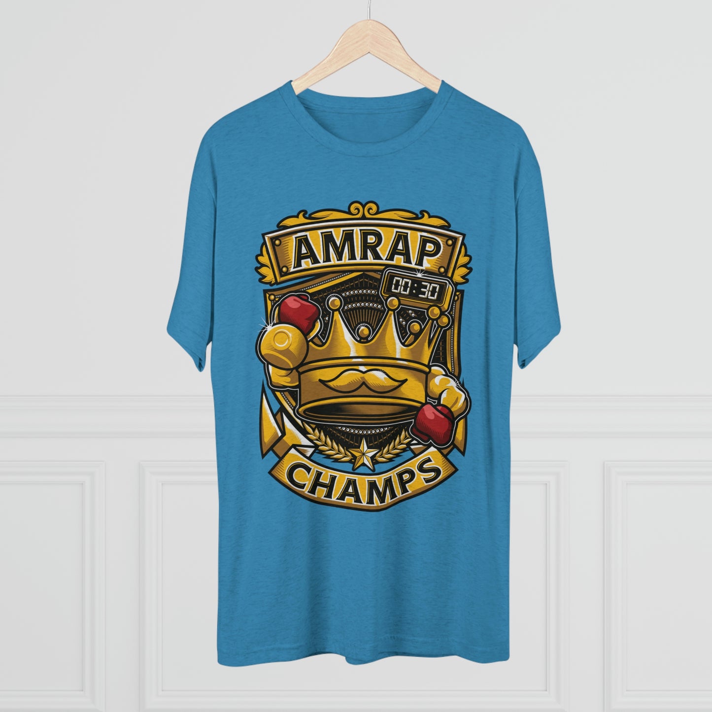 AMRAP CHAMPS - PREMIUM SOFT - Unisex Tri-Blend Crew Tee (Next Level 6010)