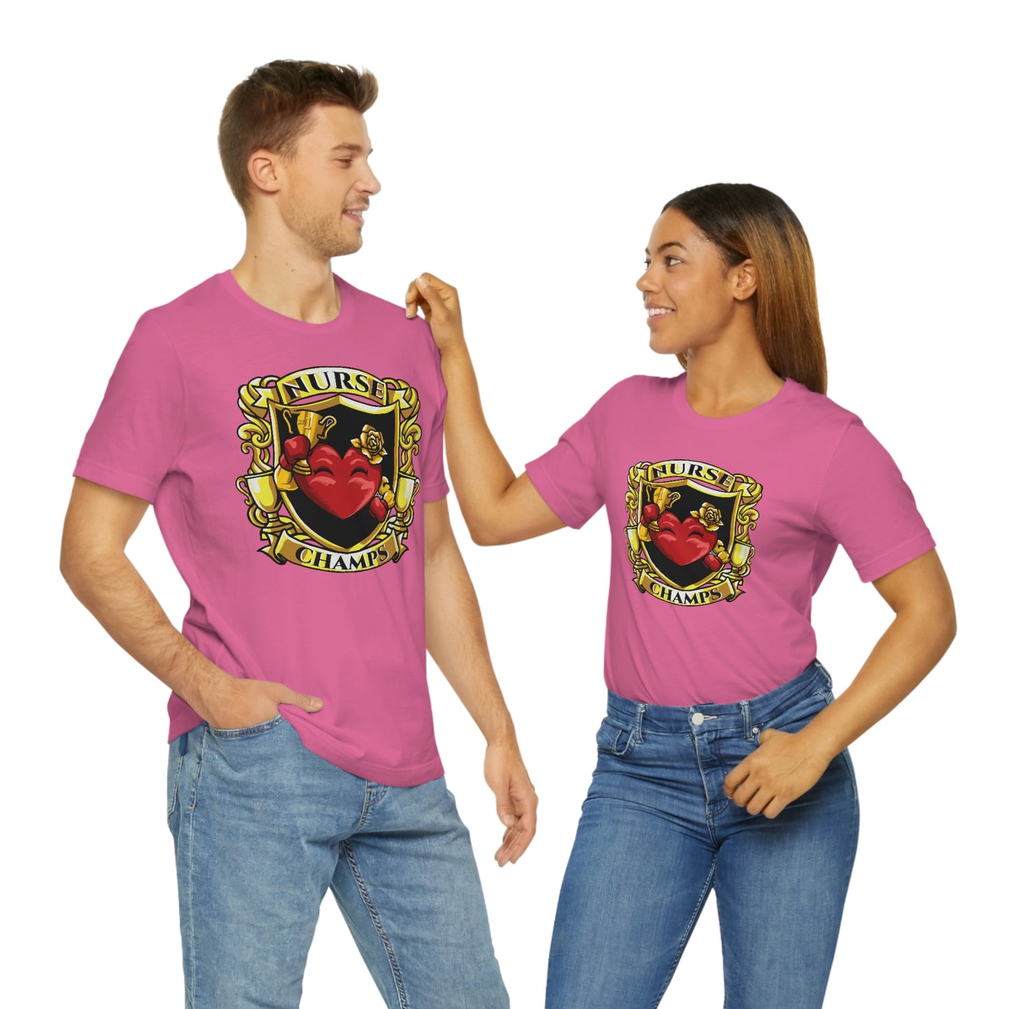 Nurse Champs! - Unisex Jersey Short Sleeve Tee (Bella+Canvas)