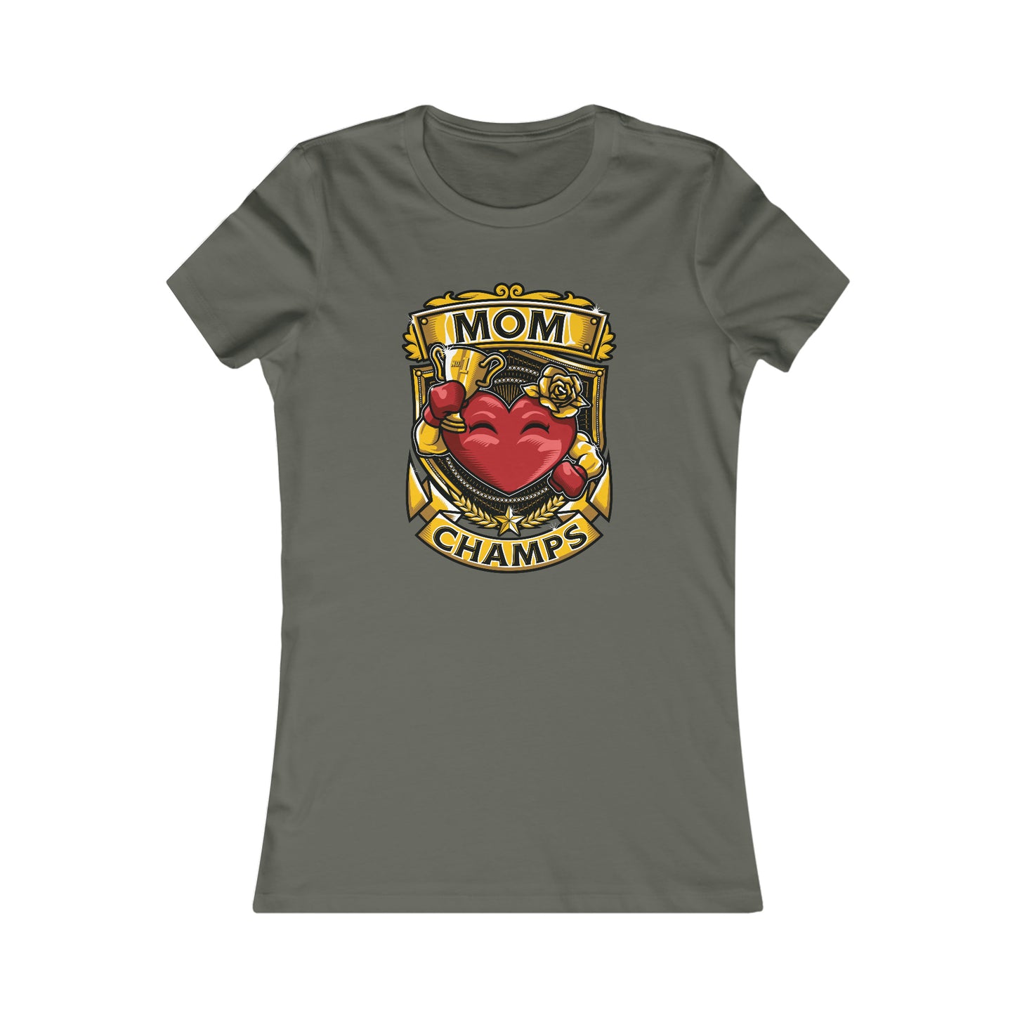 Mom Champs! Women's Favorite Tee (Bella+Canva)